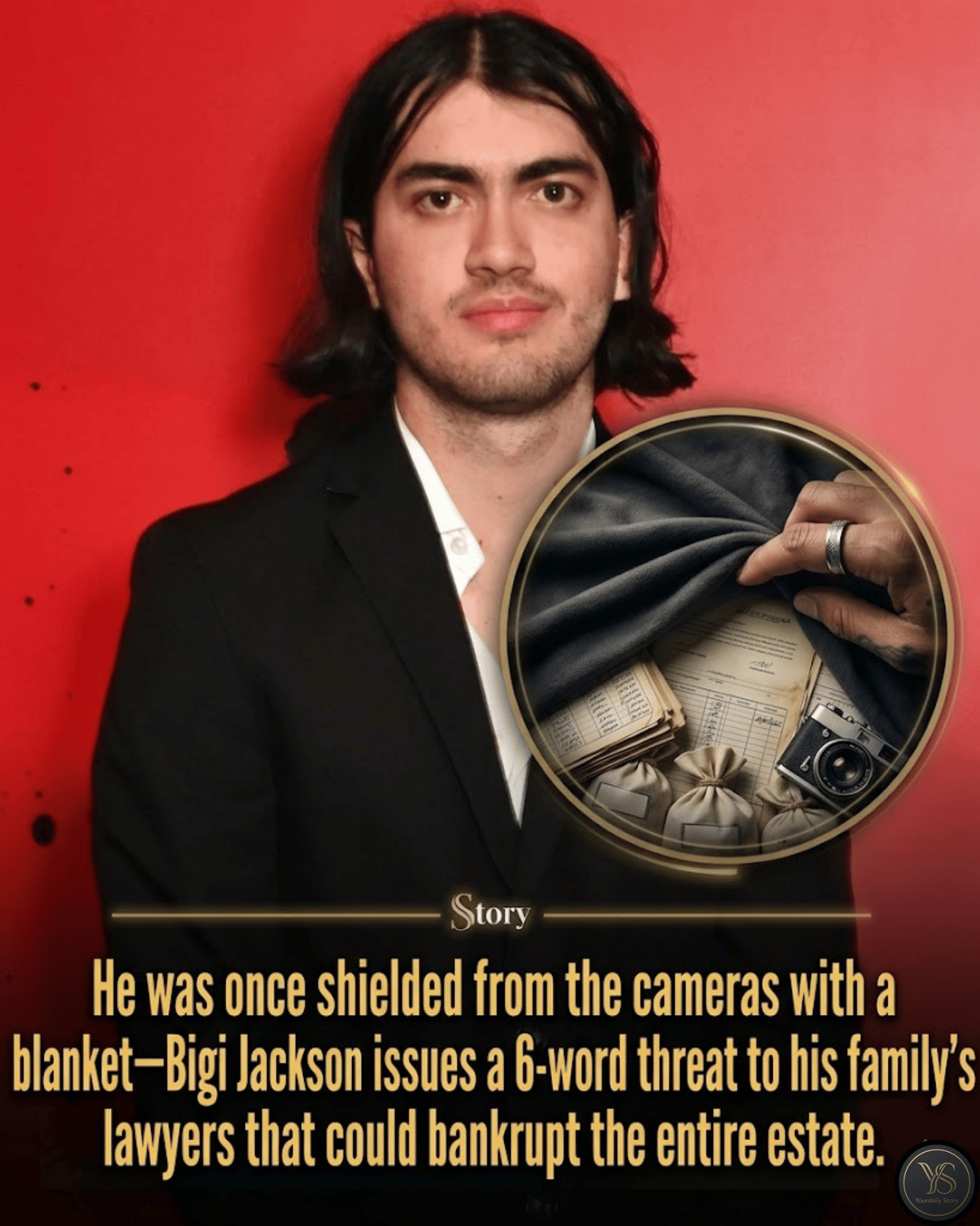 He was once shielded from the cameras with a blanket—Bigi Jackson issues a 6-word threat to his family’s lawyers that could bankrupt the entire estate.