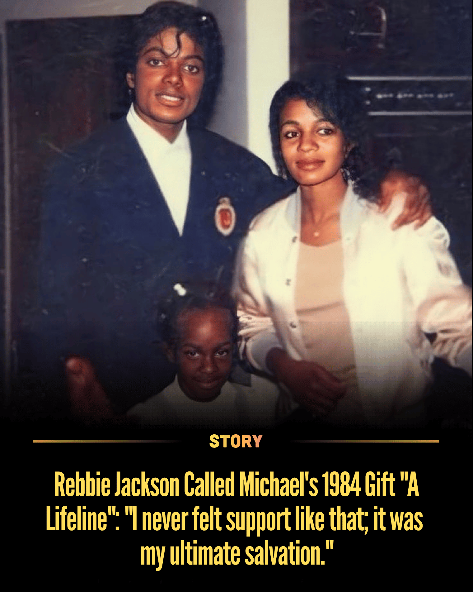 Rebbie Jackson Called Michael’s 1984 Gift “A Lifeline”: “I never felt support like that; it was my ultimate salvation.”