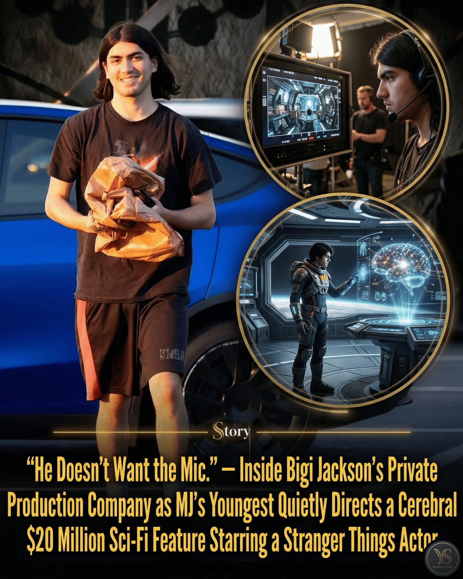 “He Doesn’t Want the Mic.” — Inside Bigi Jackson’s Private Production Company as MJ’s Youngest Quietly Directs a Cerebral $20 Million Sci-Fi Feature Starring a Stranger Things Actor.