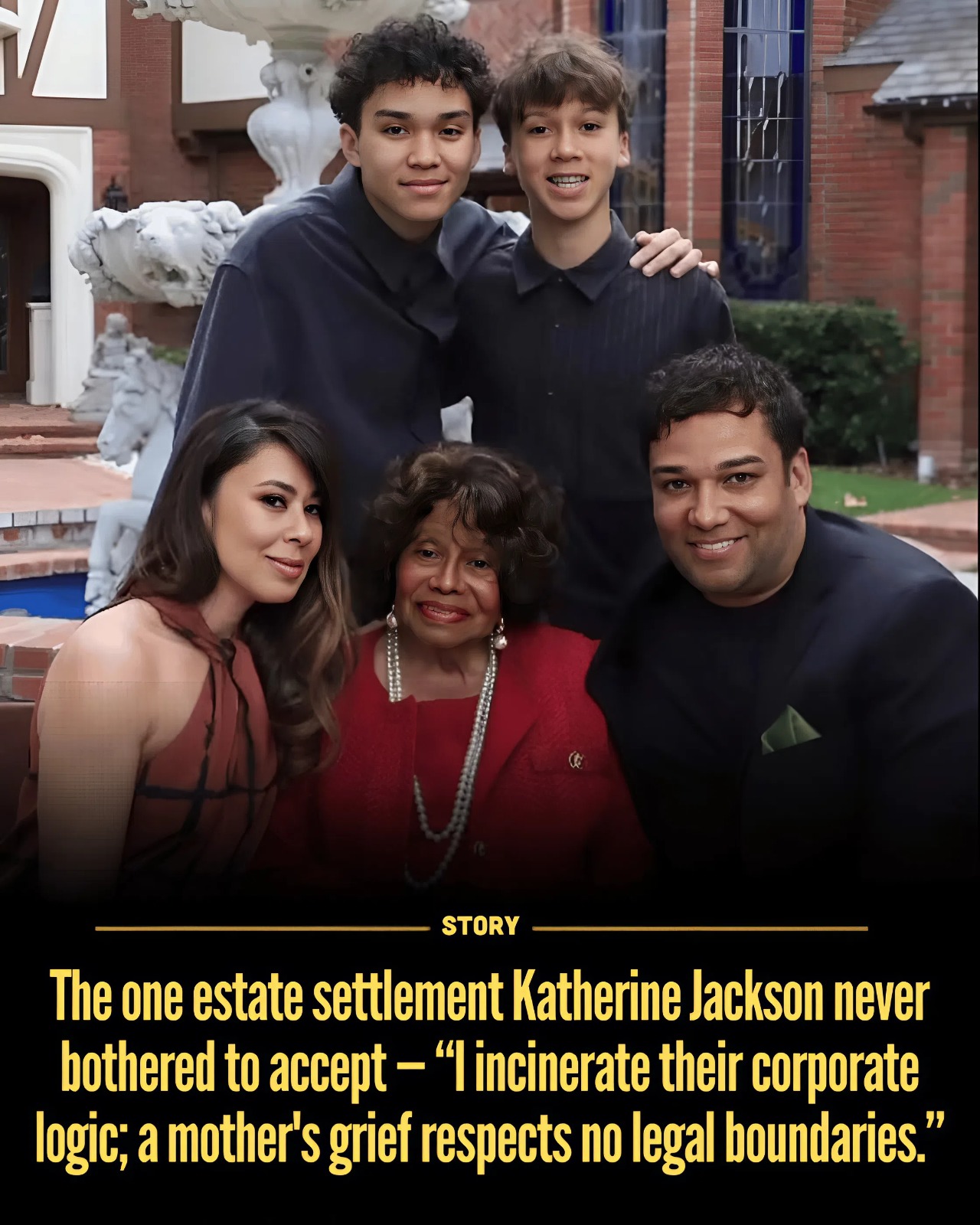 The one estate settlement Katherine Jackson never bothered to accept — “I incinerate their corporate logic; a mother’s grief respects no legal boundaries.”