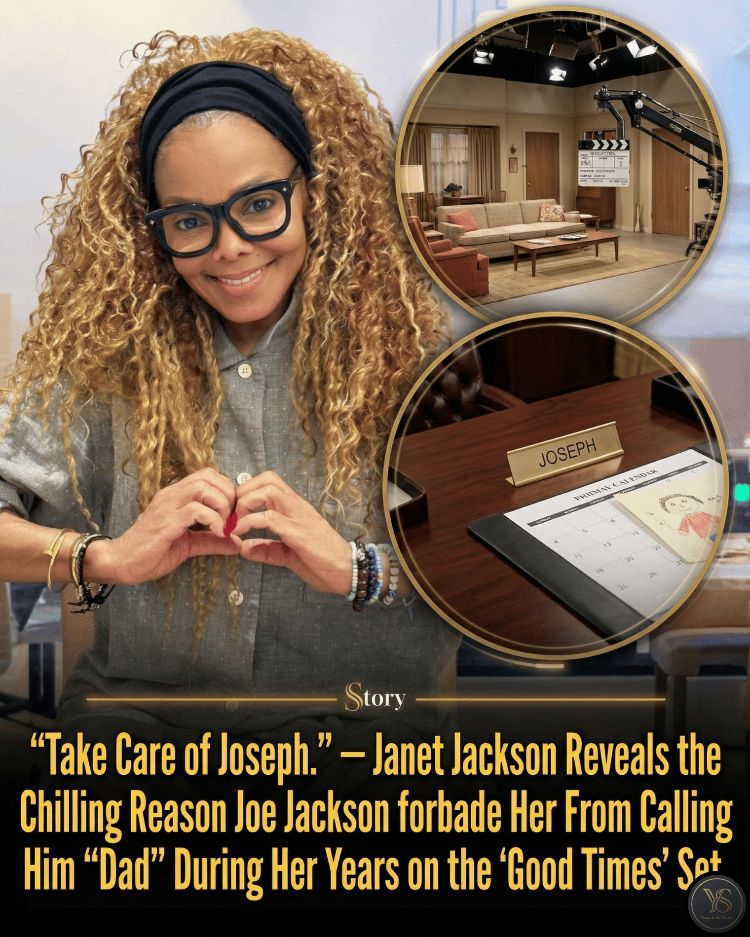 “Take Care of Joseph.” — Janet Jackson Reveals the Chilling Reason Joe Jackson forbade Her From Calling Him “Dad” During Her Years on the ‘Good Times’ Set.