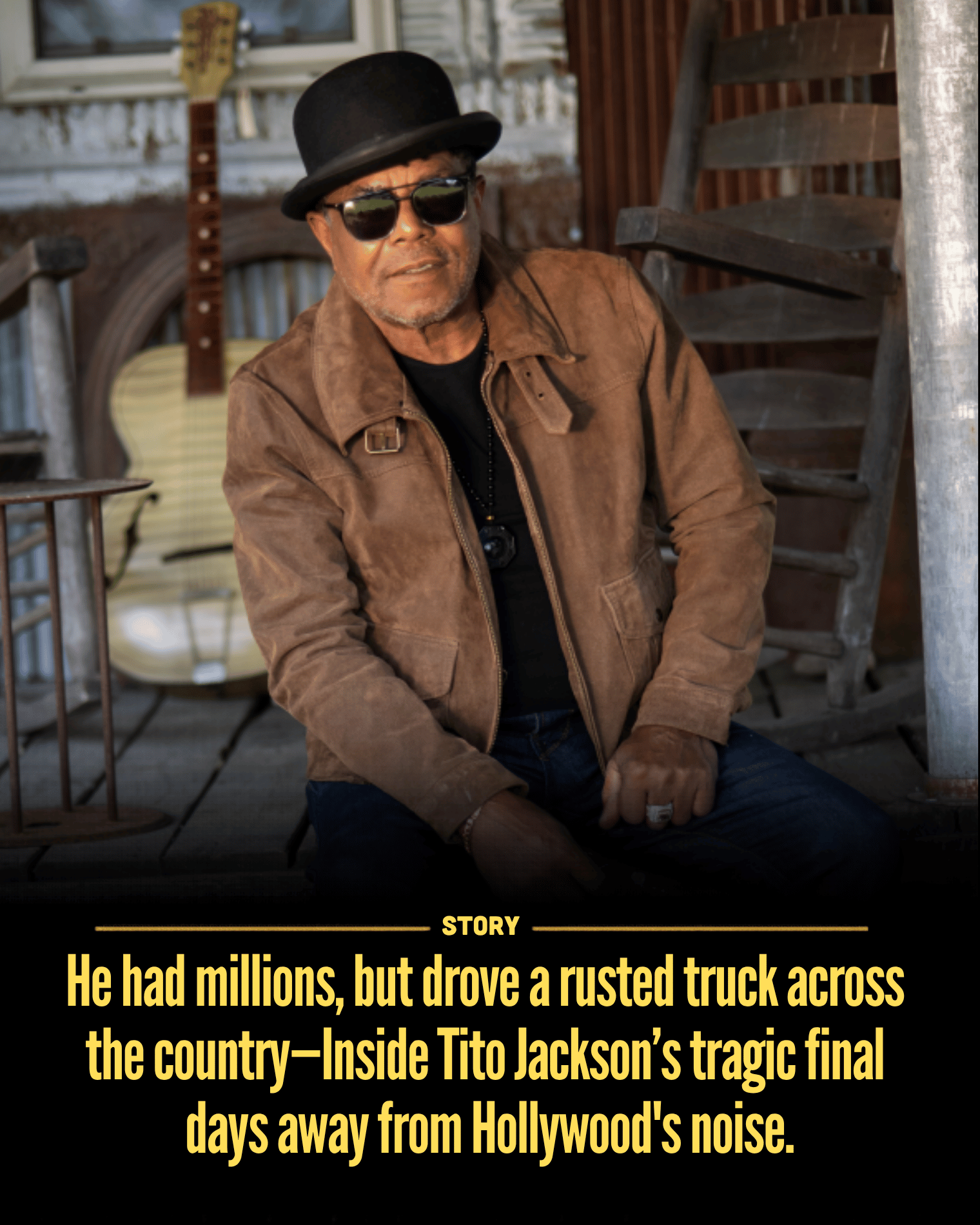 He had millions, but drove a rusted truck across the country—Inside Tito Jackson’s tragic final days away from Hollywood’s noise.