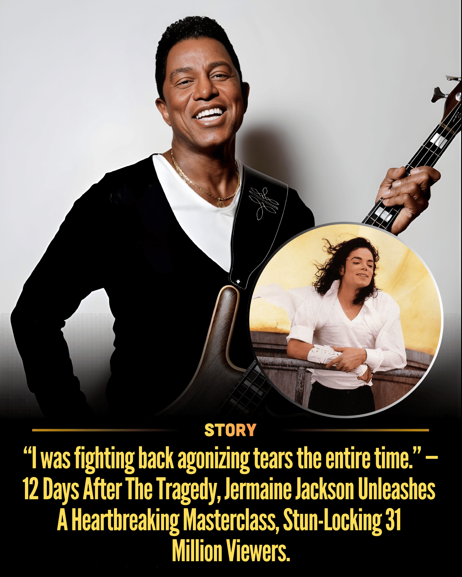 “I was fighting back agonizing tears the entire time.” — 12 Days After The Tragedy, Jermaine Jackson Unleashes A Heartbreaking Masterclass, Stun-Locking 31 Million Viewers.