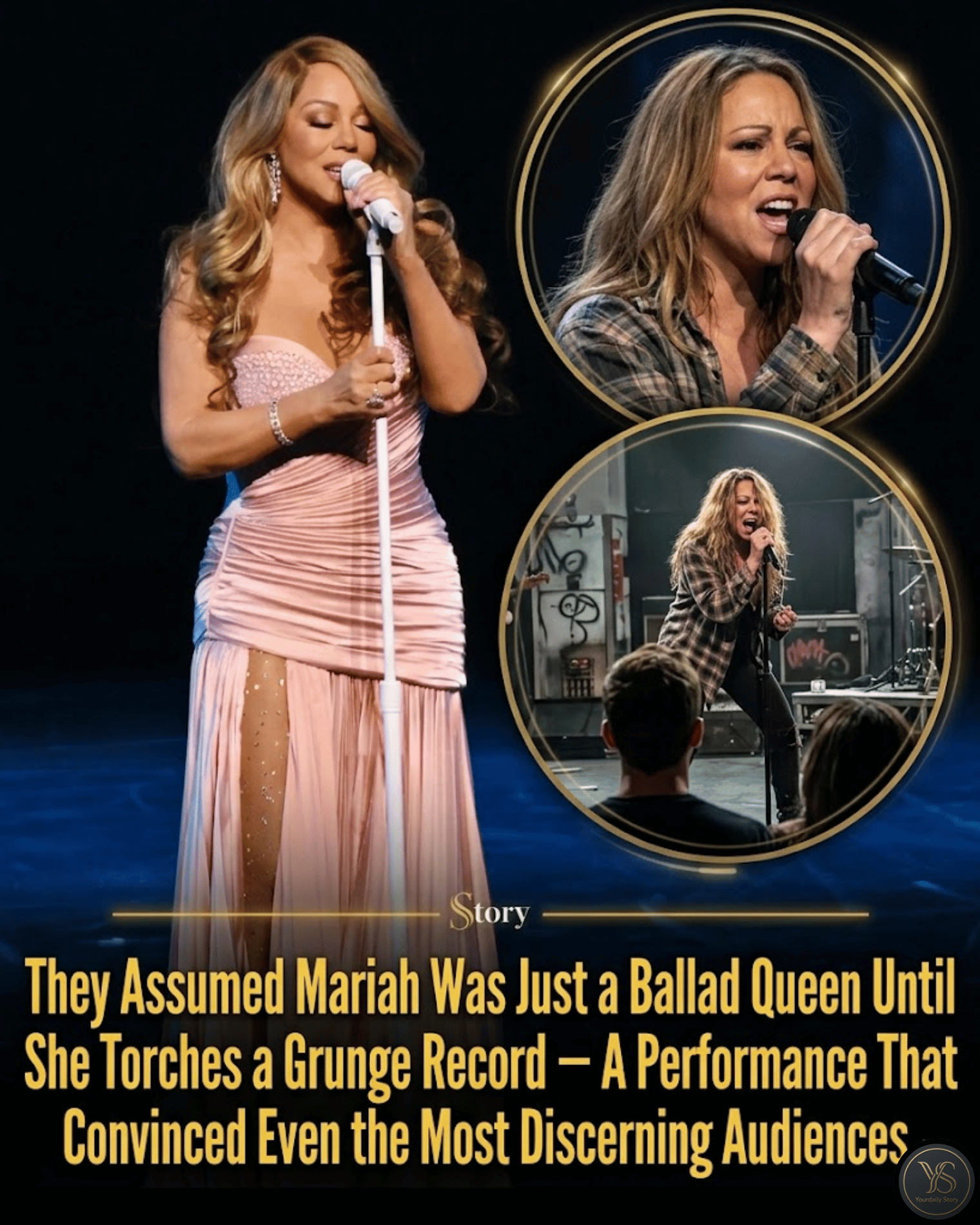 They Assumed Mariah Was Just a Ballad Queen Until She Torches a Grunge Record — A Performance That Convinced Even the Most Discerning Audiences.
