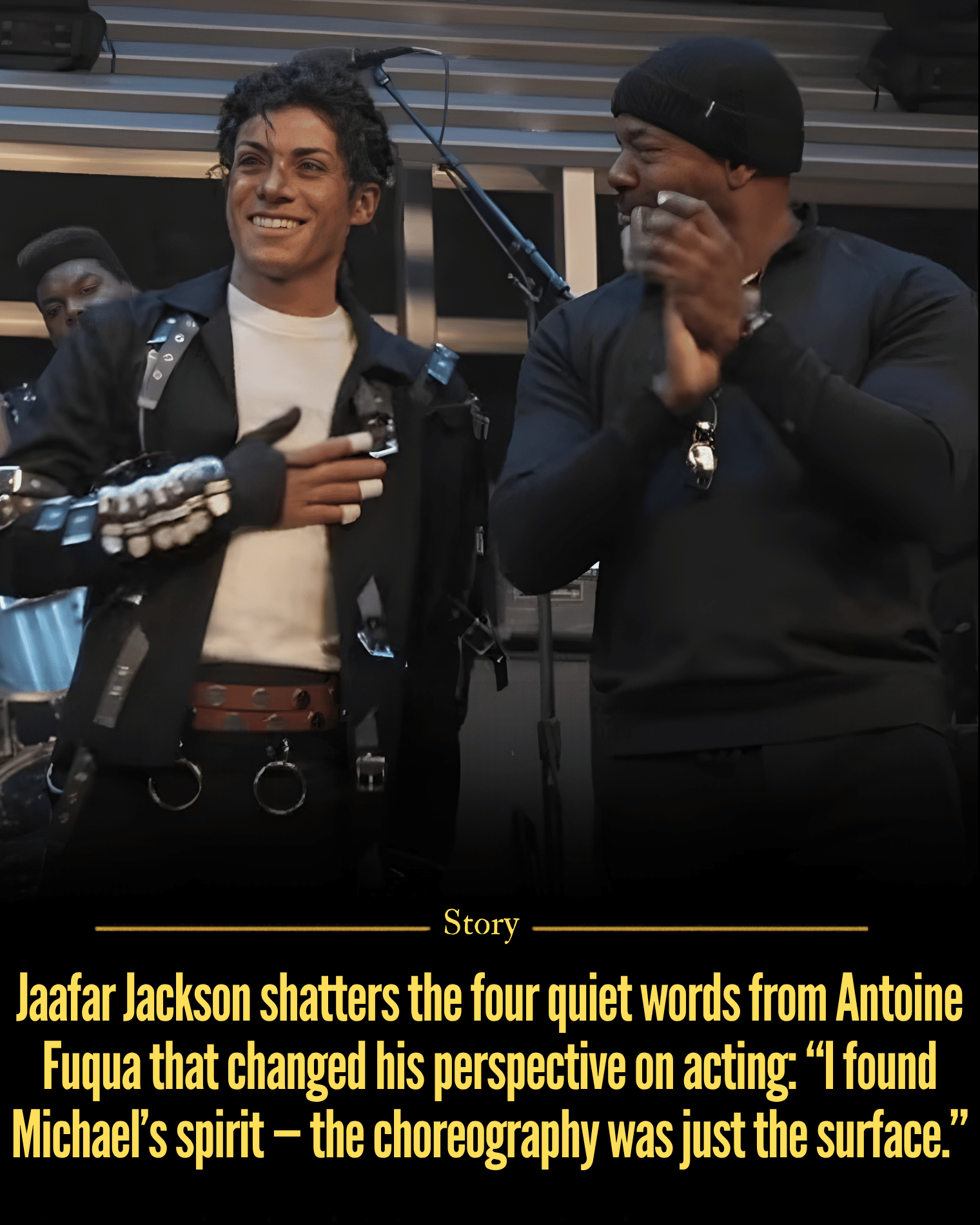 Jaafar Jackson shatters the four quiet words from Antoine Fuqua that changed his perspective on acting: “I found Michael’s spirit — the choreography was just the surface.”