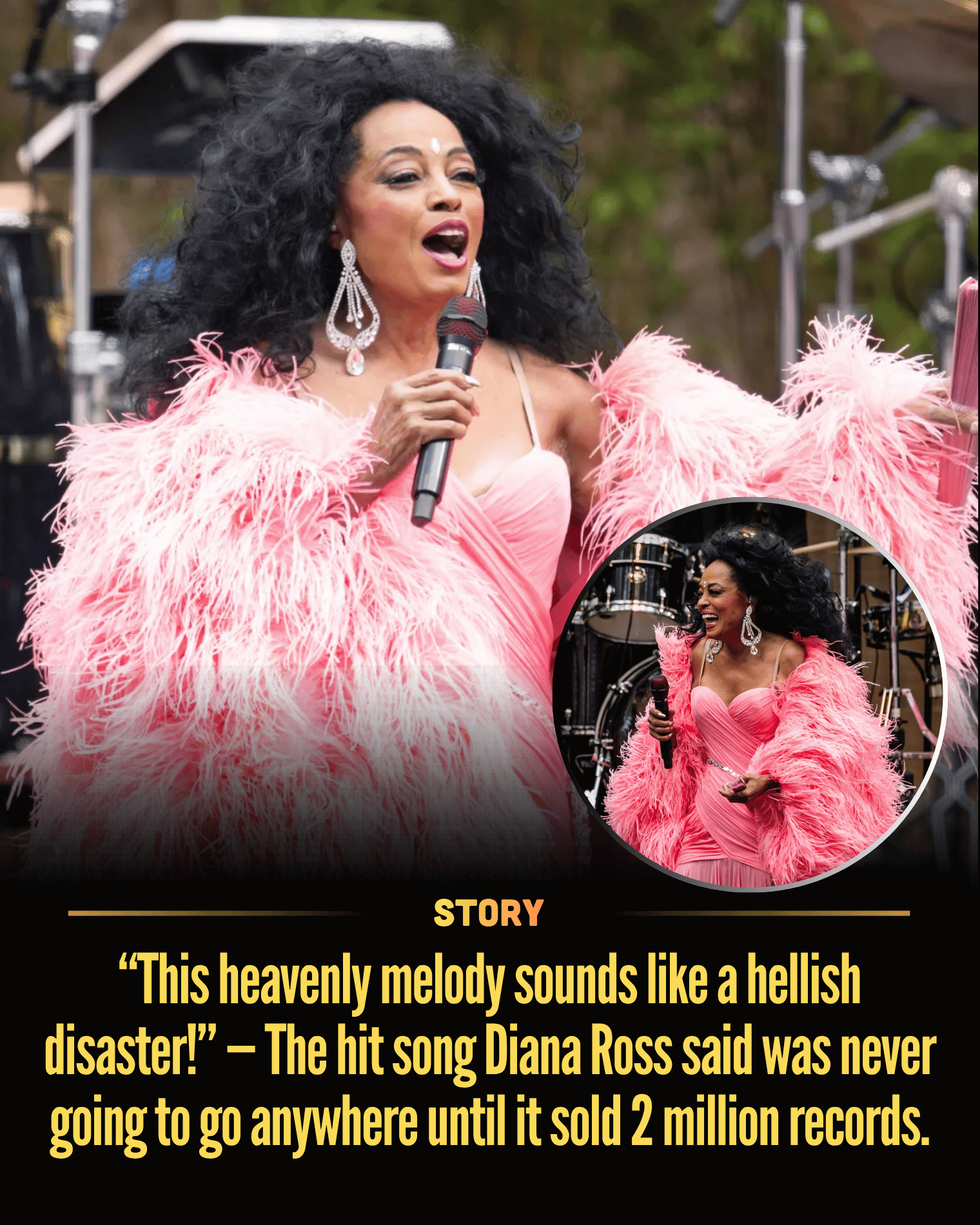 “This heavenly melody sounds like a hellish disaster!” — The hit song Diana Ross said was never going to go anywhere until it sold 2 million records.