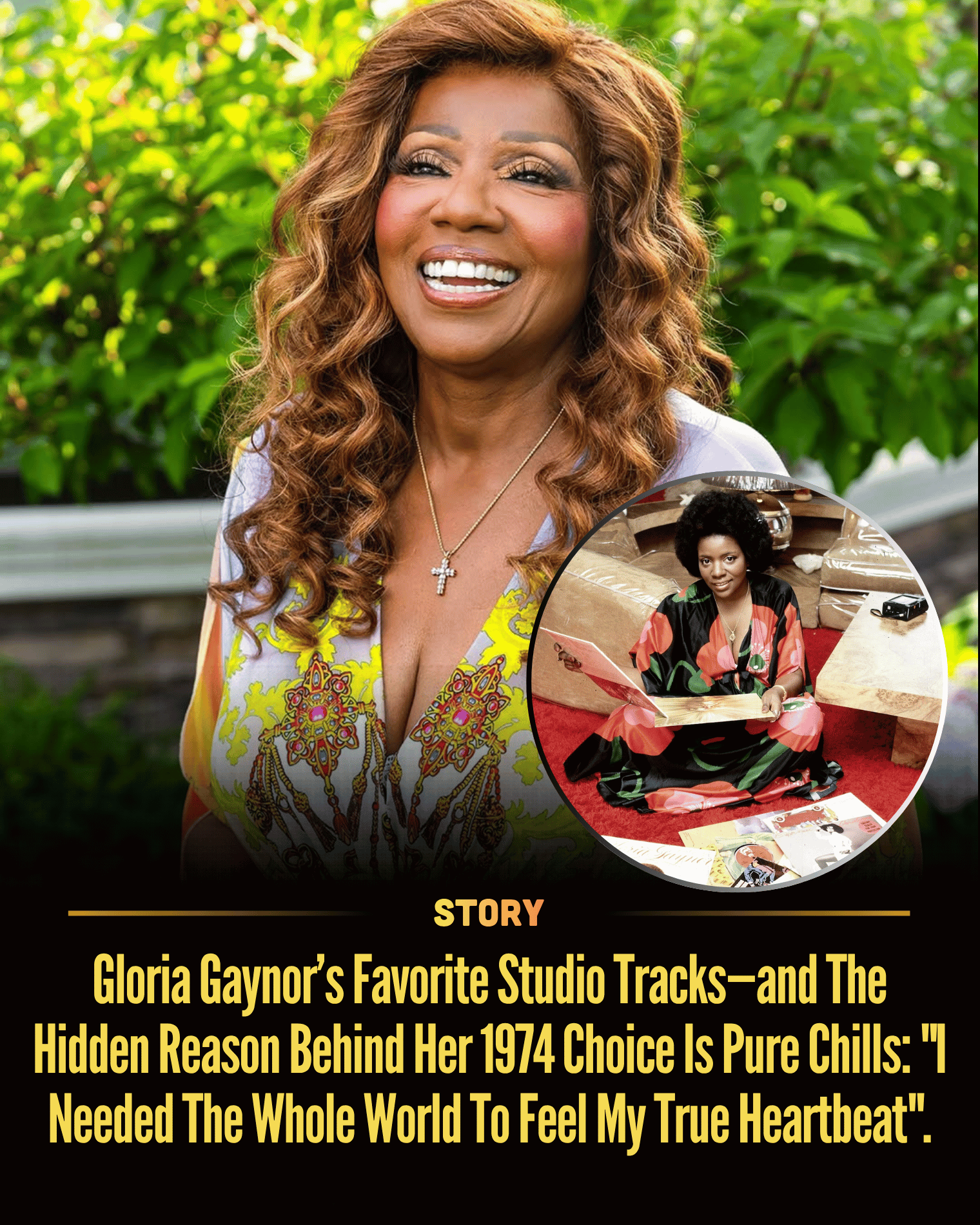 Gloria Gaynor’s Favorite Studio Tracks—and The Hidden Reason Behind Her 1974 Choice Is Pure Chills: “I Needed The Whole World To Feel My True Heartbeat”.