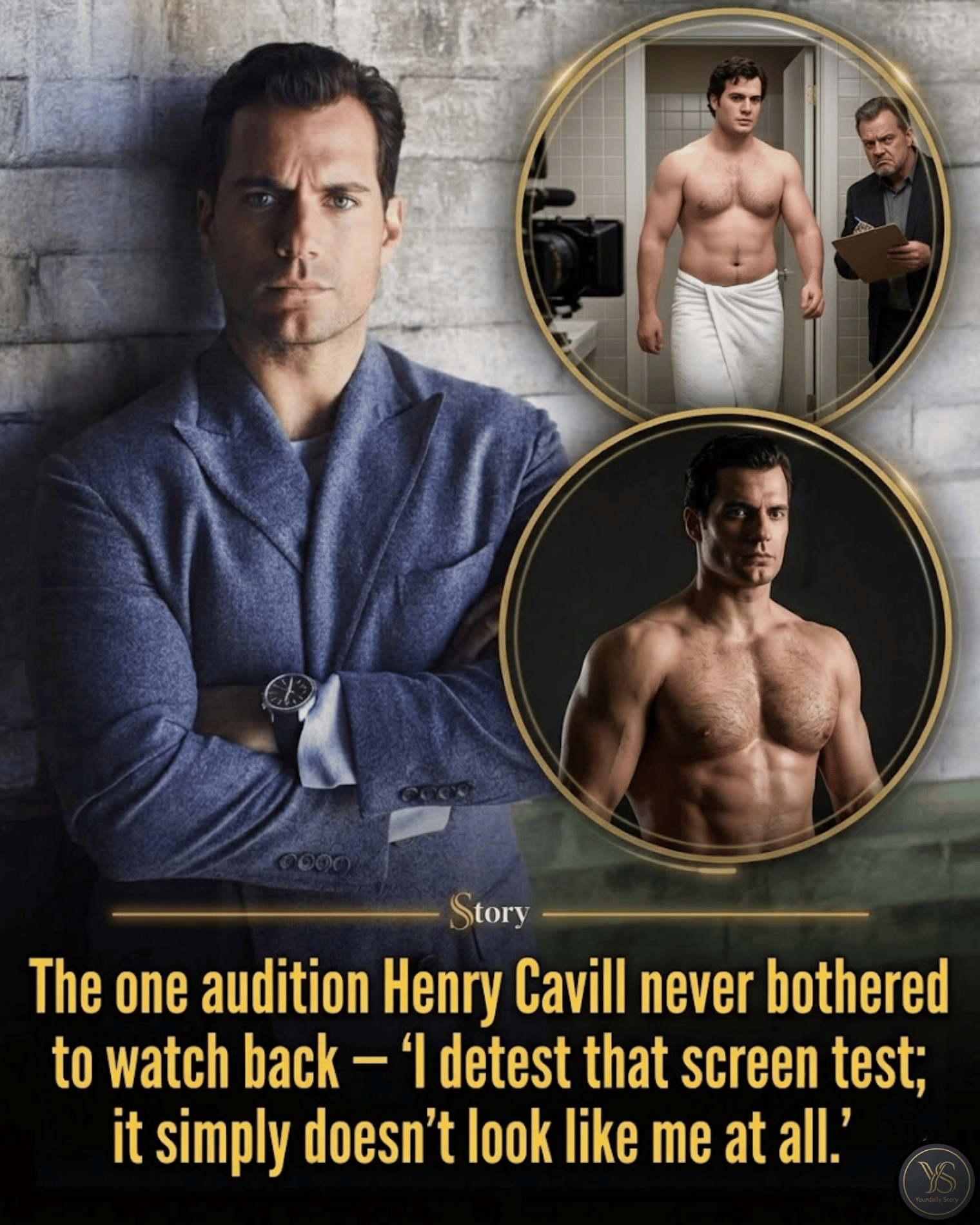 The one audition Henry Cavill never bothered to watch back — ‘I detest that screen test; it simply doesn’t look like me at all.’