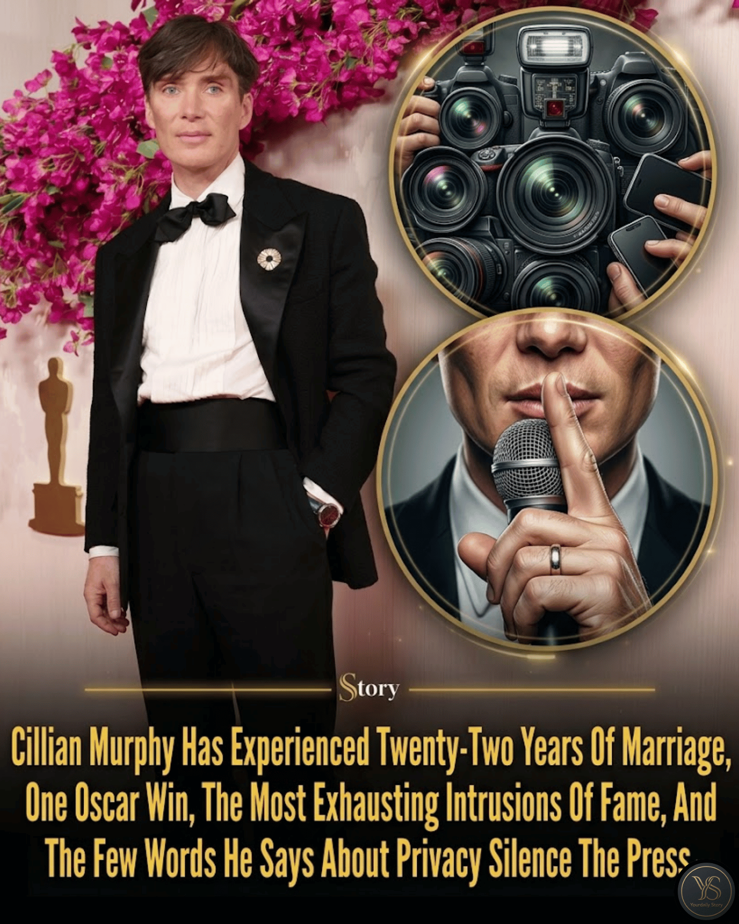 Cillian Murphy Has Experienced Twenty-Two Years Of Marriage, One Oscar Win, The Most Exhausting Intrusions Of Fame, And The Few Words He Says About Privacy Silence The Press.
