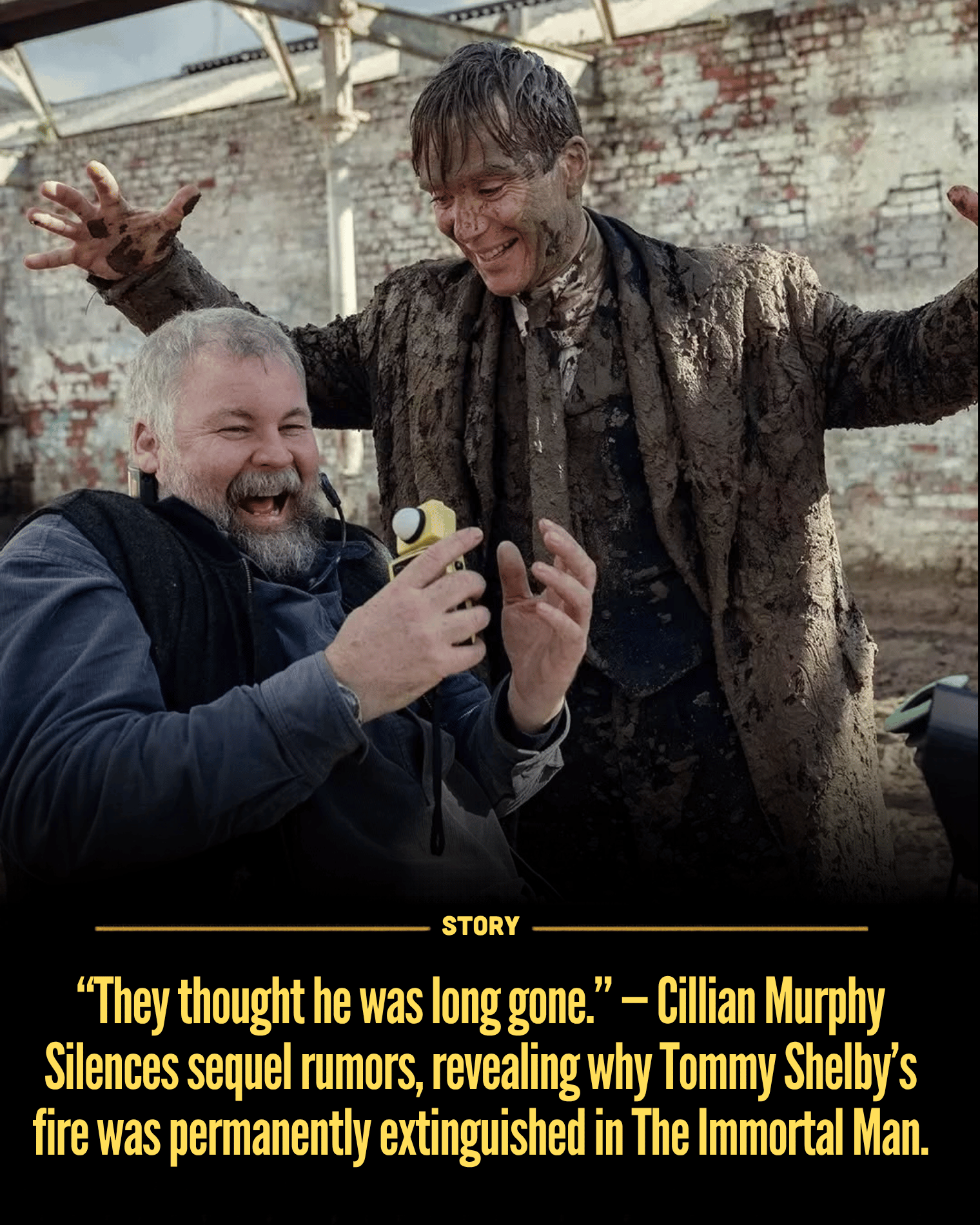 “They thought he was long gone.” — Cillian Murphy Silences sequel rumors, revealing why Tommy Shelby’s fire was permanently extinguished in The Immortal Man.