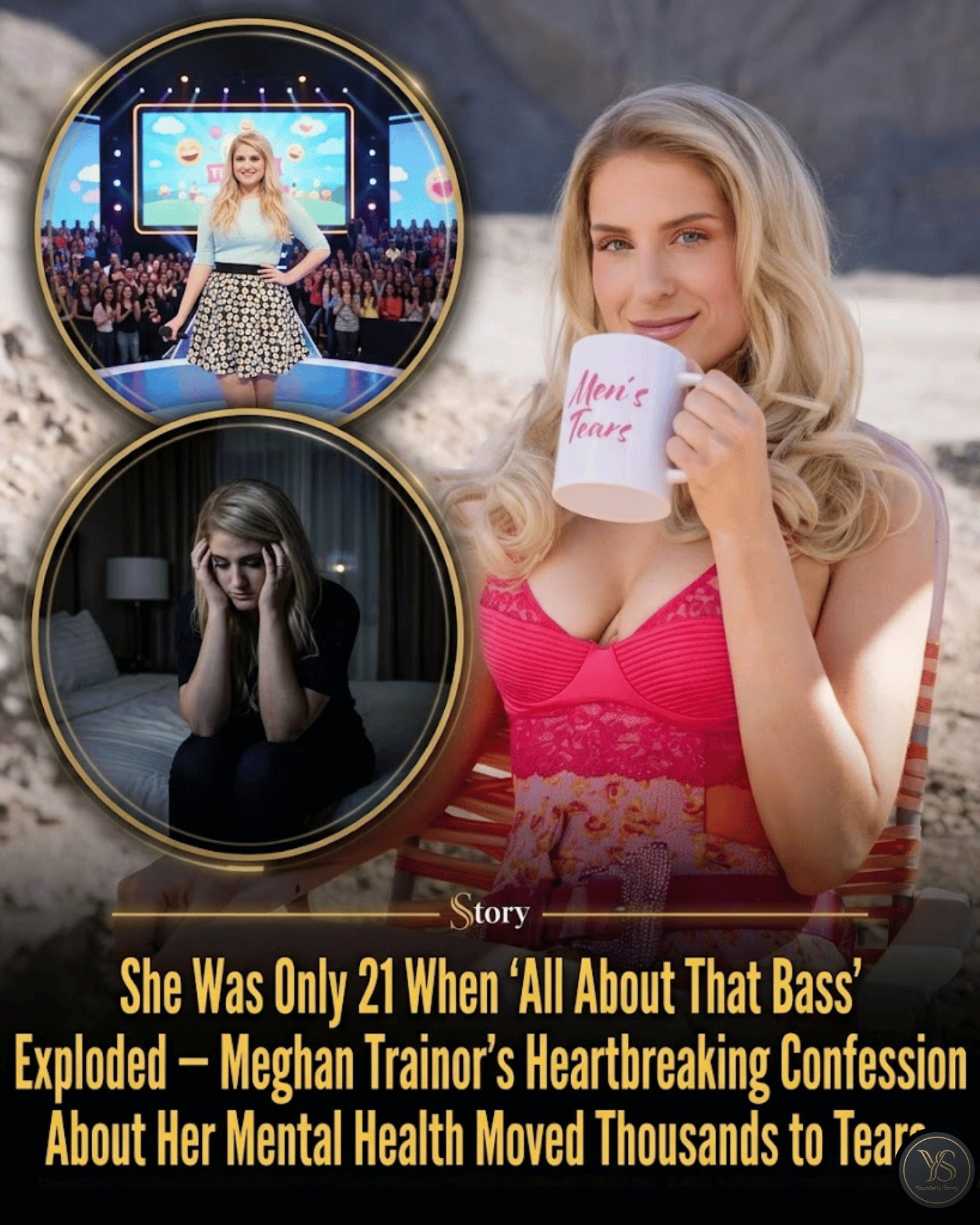 She Was Only 21 When ‘All About That Bass’ Exploded — Meghan Trainor’s Heartbreaking Confession About Her Mental Health Moved Thousands to Tears.