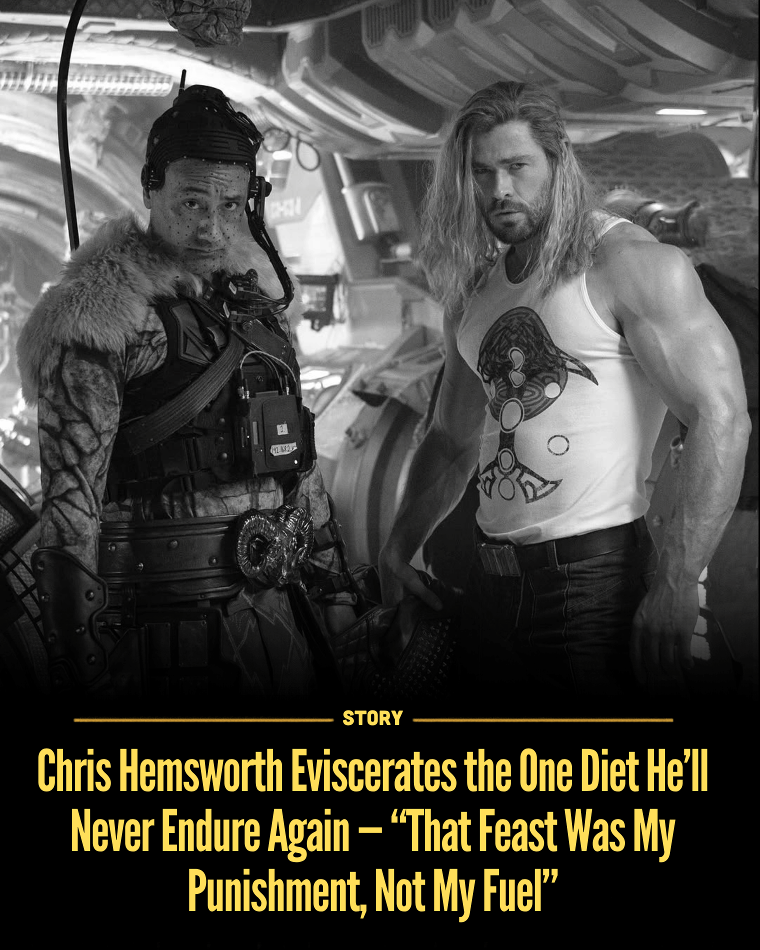 “Chris Hemsworth Eviscerates the One Diet He’ll Never Endure Again — “That Feast Was My Punishment, Not My Fuel” “