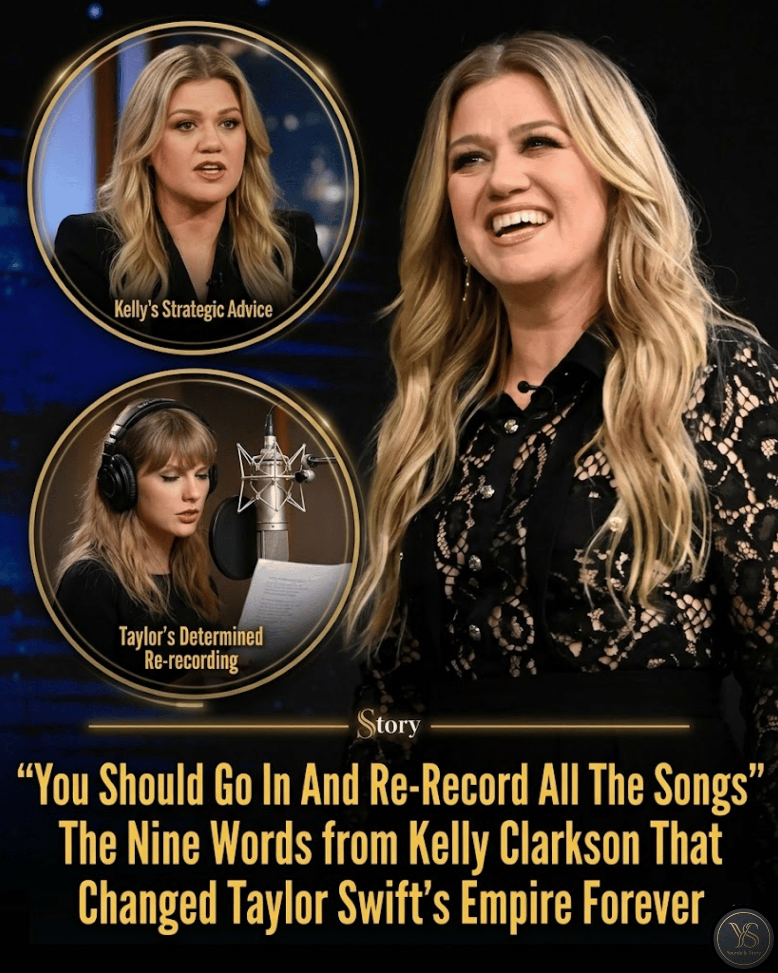 “You Should Go In And Re-Record All The Songs”: The Nine Words from Kelly Clarkson That Changed Taylor Swift’s Empire Forever