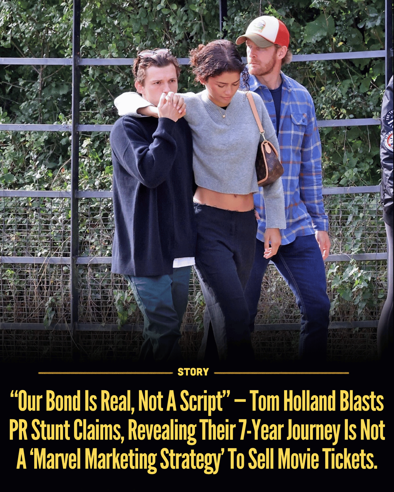 ““Our Bond Is Real, Not A Script” — Tom Holland Blasts PR Stunt Claims, Revealing Their 7-Year Journey Is Not A ‘Marvel Marketing Strategy’ To Sell Movie Tickets. Tom Holland is shutting down years of PR stunt accusations, insisting his seven-year journey with Zendaya is not a Marvel-crafted illusion but something built quietly behind the spotlight. As skeptics question every moment, he reveals a bond that thrived off-camera long before headlines caught up. What fans assumed was marketing may actually be the real story — and it’s far more genuine than anyone expected. [Read More] “