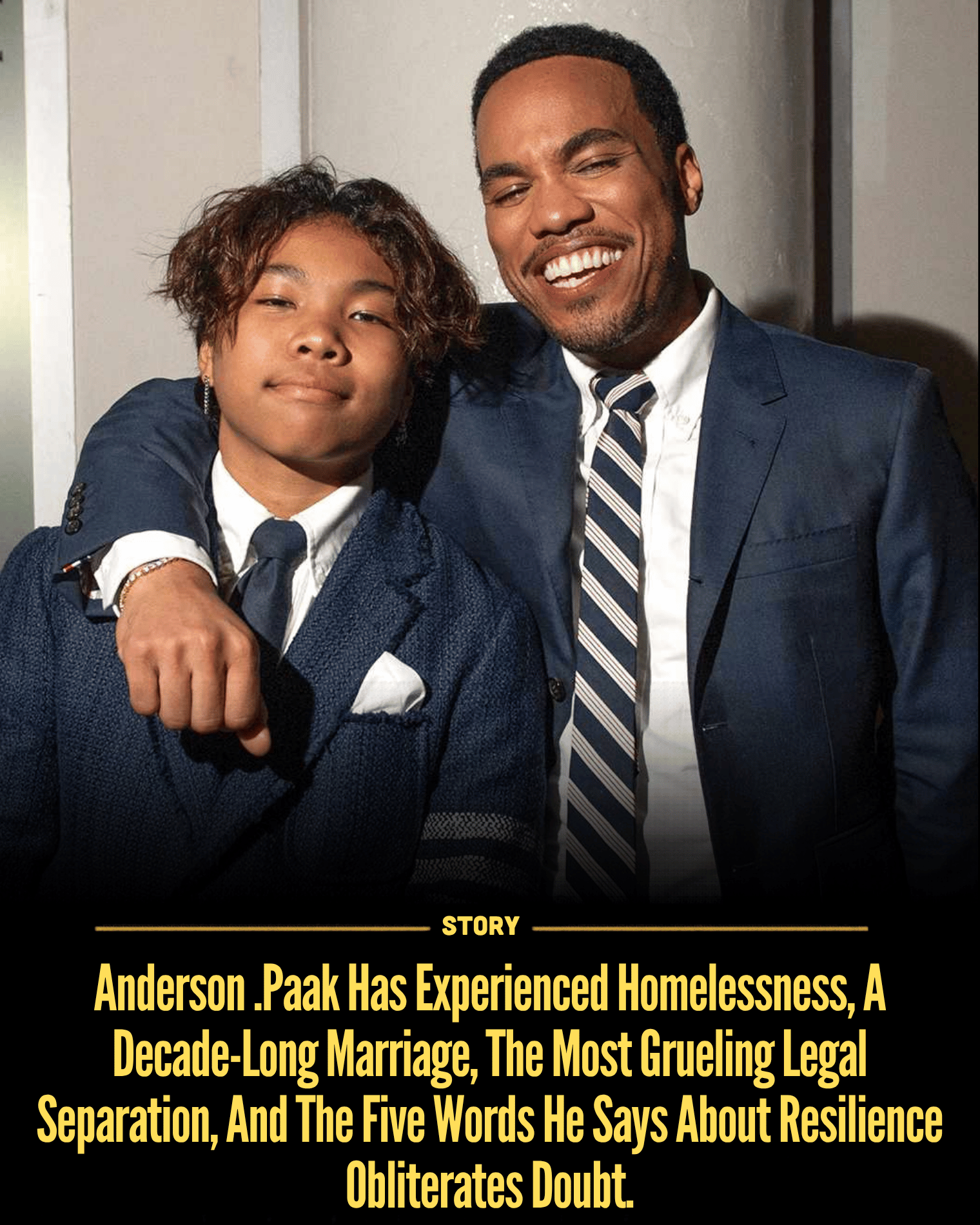 Anderson .Paak Has Experienced Homelessness, A Decade-Long Marriage, The Most Grueling Legal Separation, And The Five Words He Says About Resilience Obliterates Doubt.