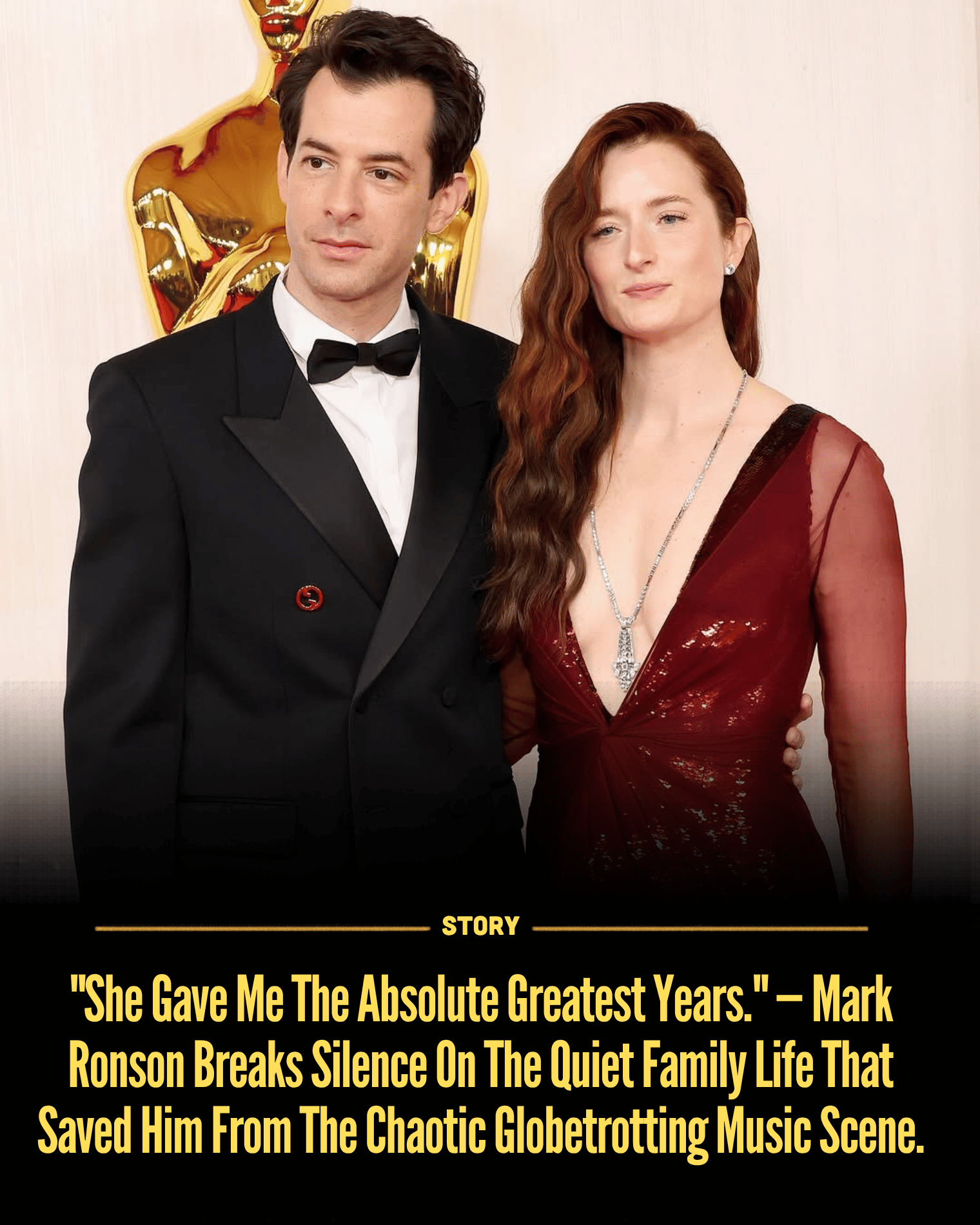 “She Gave Me The Absolute Greatest Years.” — Mark Ronson Breaks Silence On The Quiet Family Life That Saved Him From The Chaotic Globetrotting Music Scene.