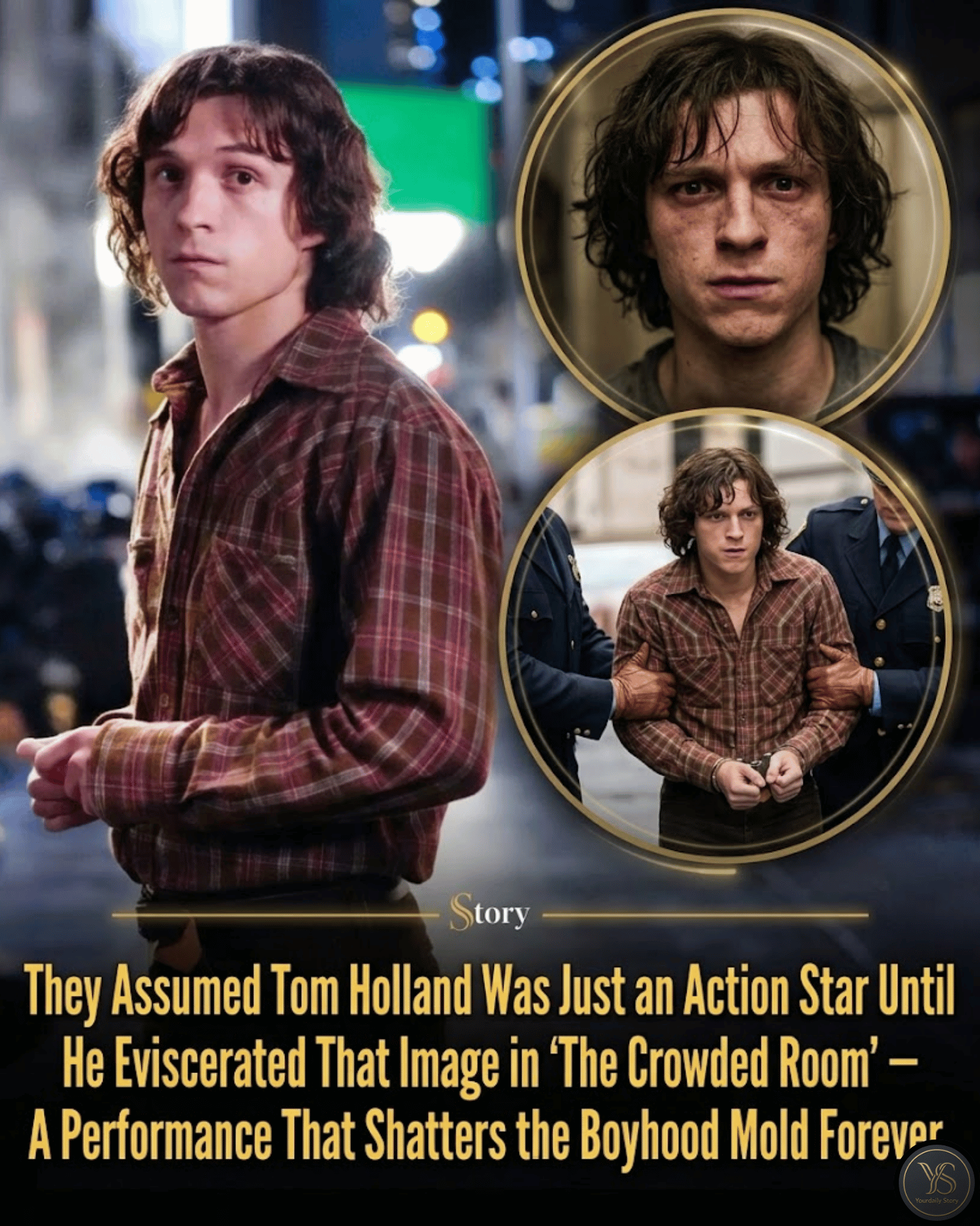 They Assumed Tom Holland Was Just an Action Star Until He Eviscerated That Image in ‘The Crowded Room’ — A Performance That Shatters the Boyhood Mold Forever.