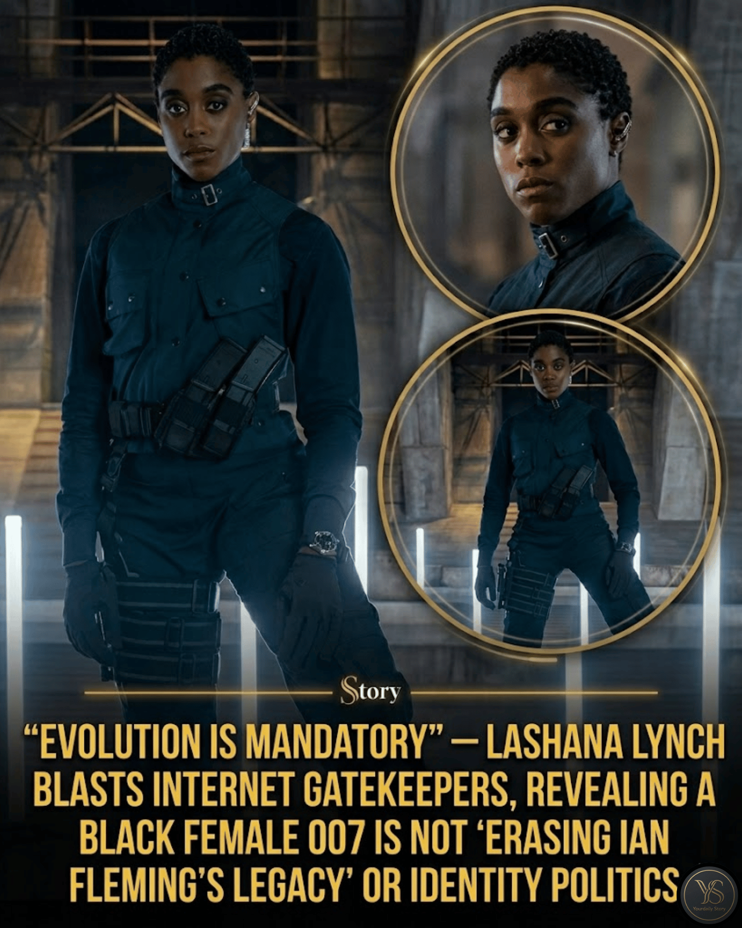 “Evolution Is Mandatory” — Lashana Lynch Blasts Internet Gatekeepers, Revealing A Black Female 007 Is Not ‘Erasing Ian Fleming’s Legacy’ Or Identity Politics.