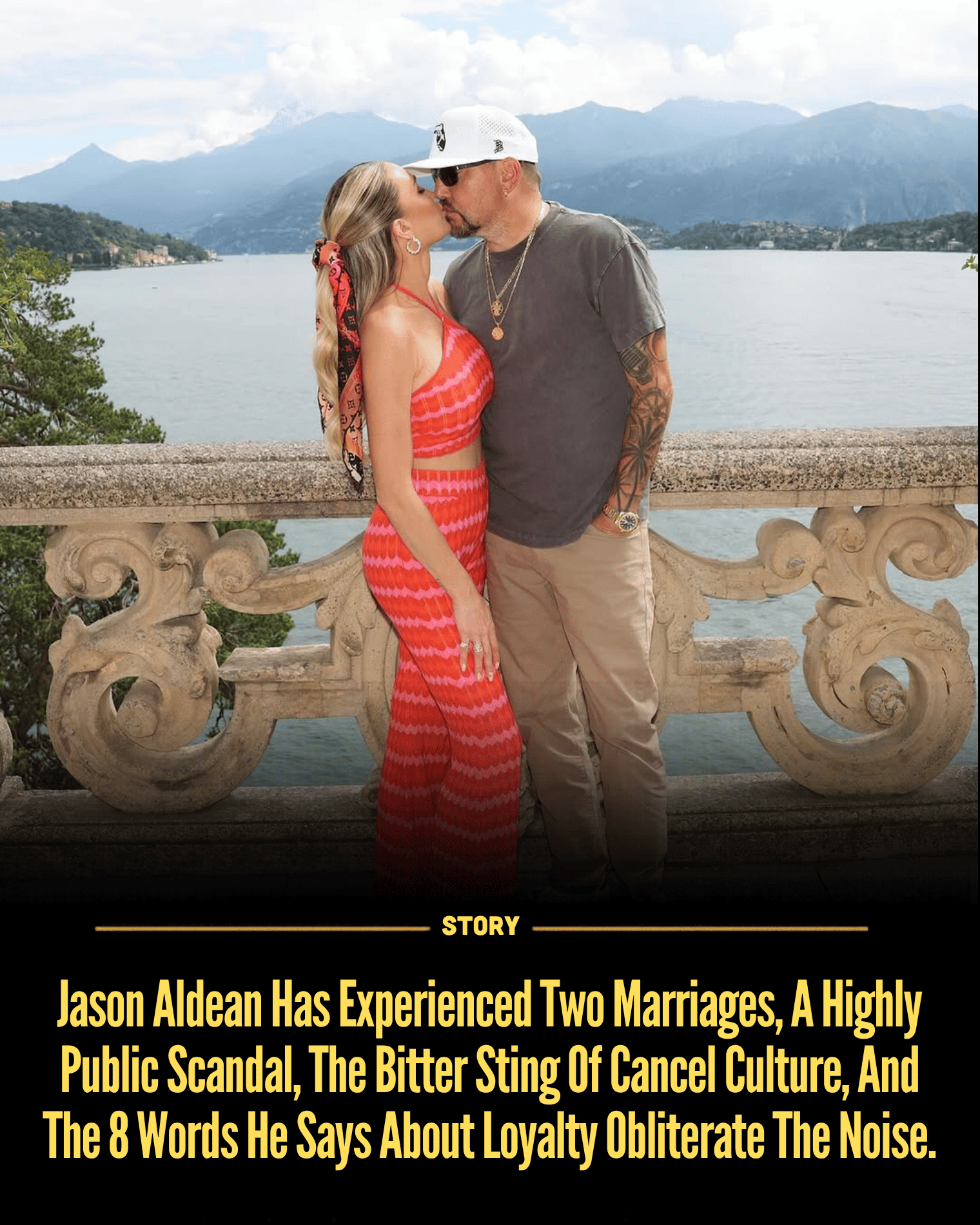 Jason Aldean Has Experienced Two Marriages, A Highly Public Scandal, The Bitter Sting Of Cancel Culture, And The 8 Words He Says About Loyalty Obliterate The Noise.