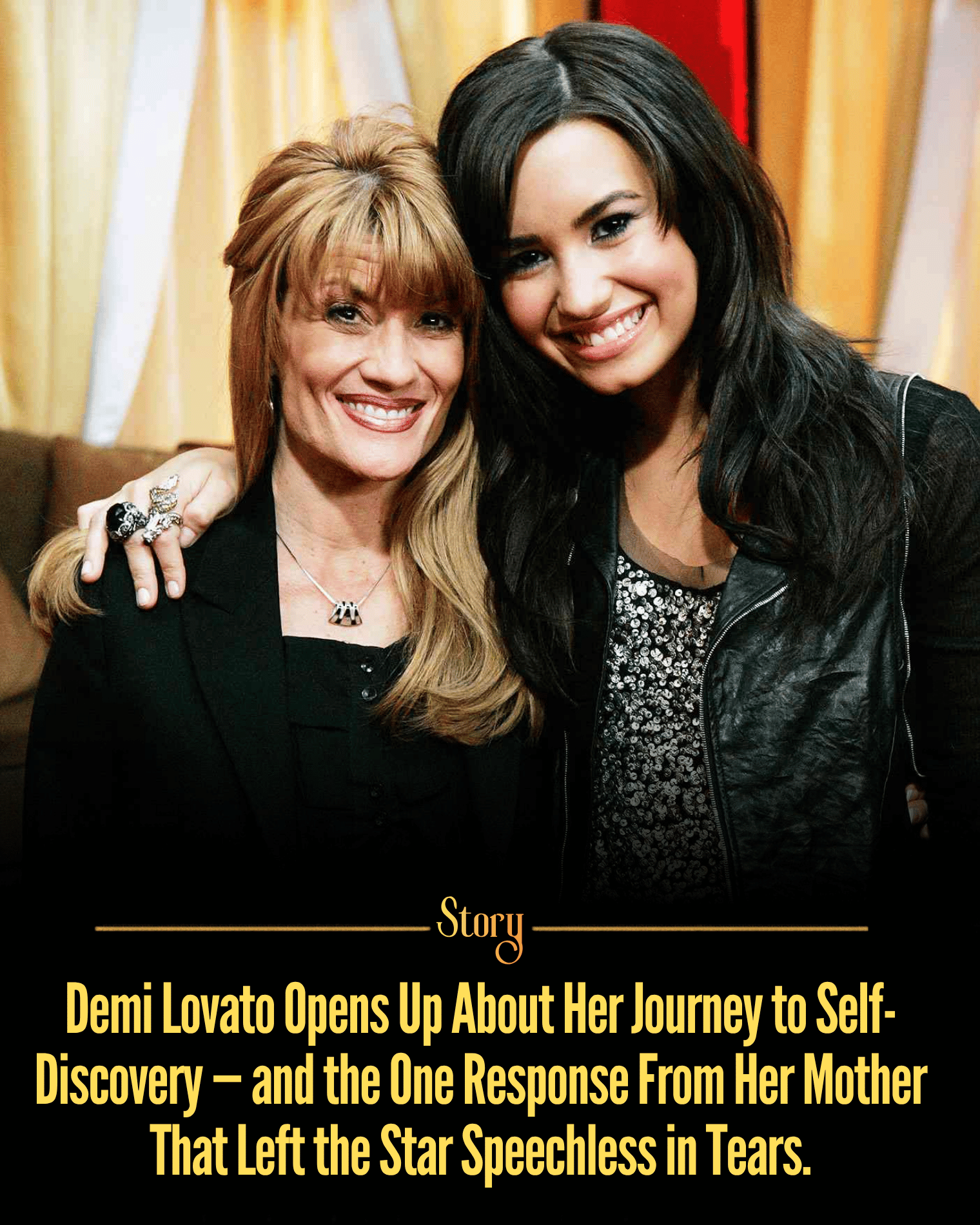 Demi Lovato Opens Up About Her Journey to Self-Discovery — and the One Response From Her Mother That Left the Star Speechless in Tears.