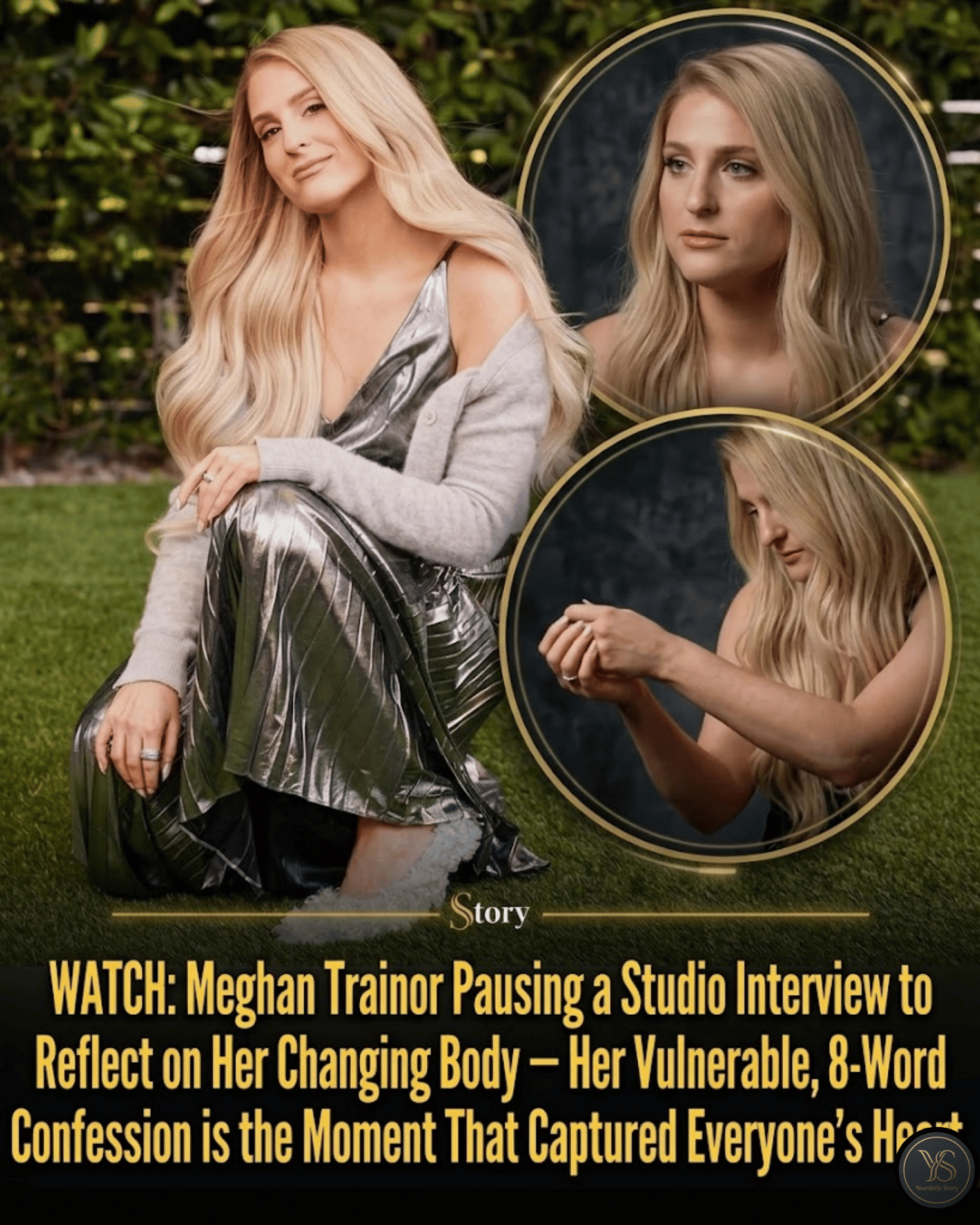 WATCH: Meghan Trainor Pausing a Studio Interview to Reflect on Her Changing Body — Her Vulnerable, 8-Word Confession is the Moment That Captured Everyone’s Heart.