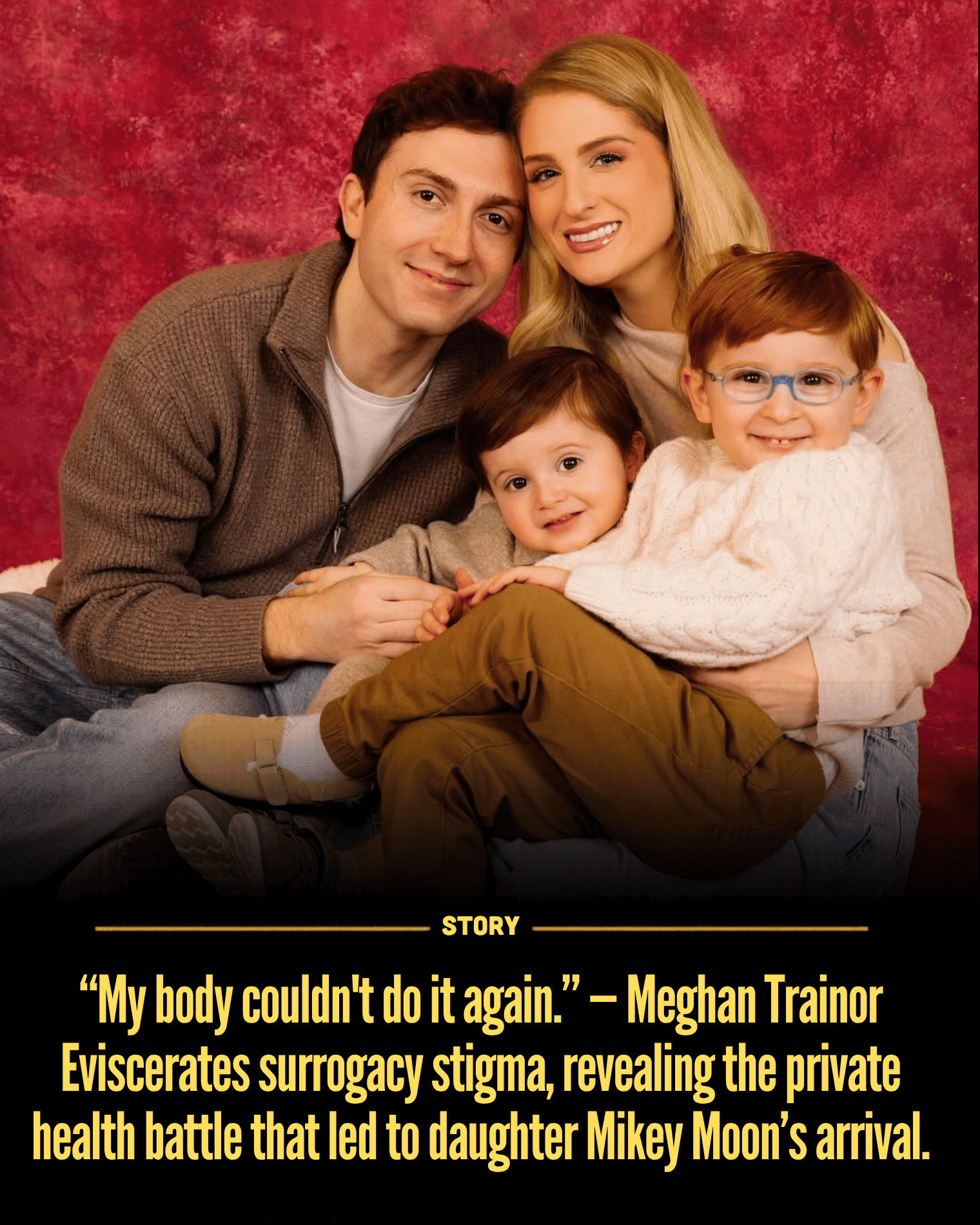 “My body couldn’t do it again.” — Meghan Trainor Eviscerates surrogacy stigma, revealing the private health battle that led to daughter Mikey Moon’s arrival.