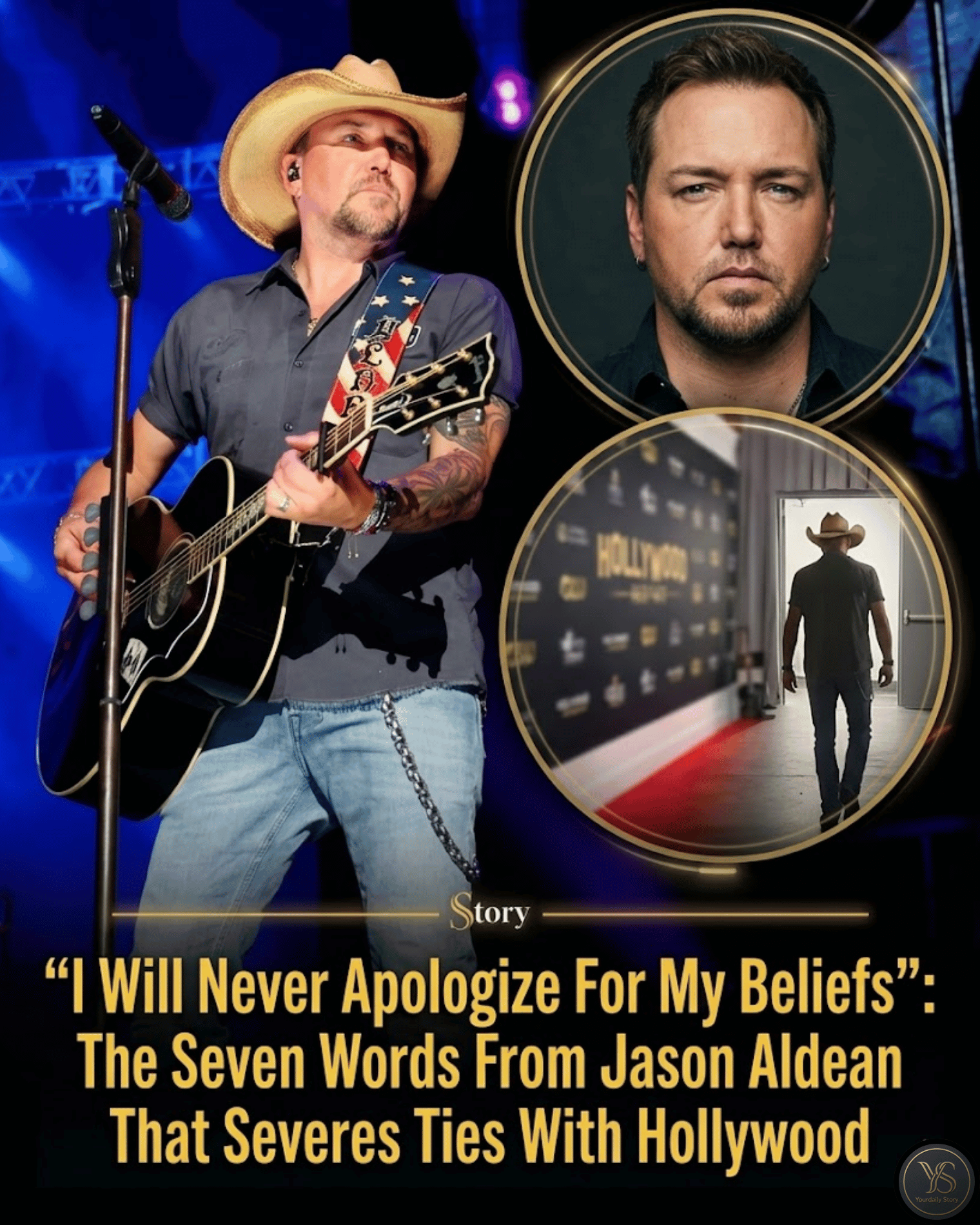 “I Will Never Apologize For My Beliefs”: The Seven Words From Jason Aldean That Severes Ties With Hollywood