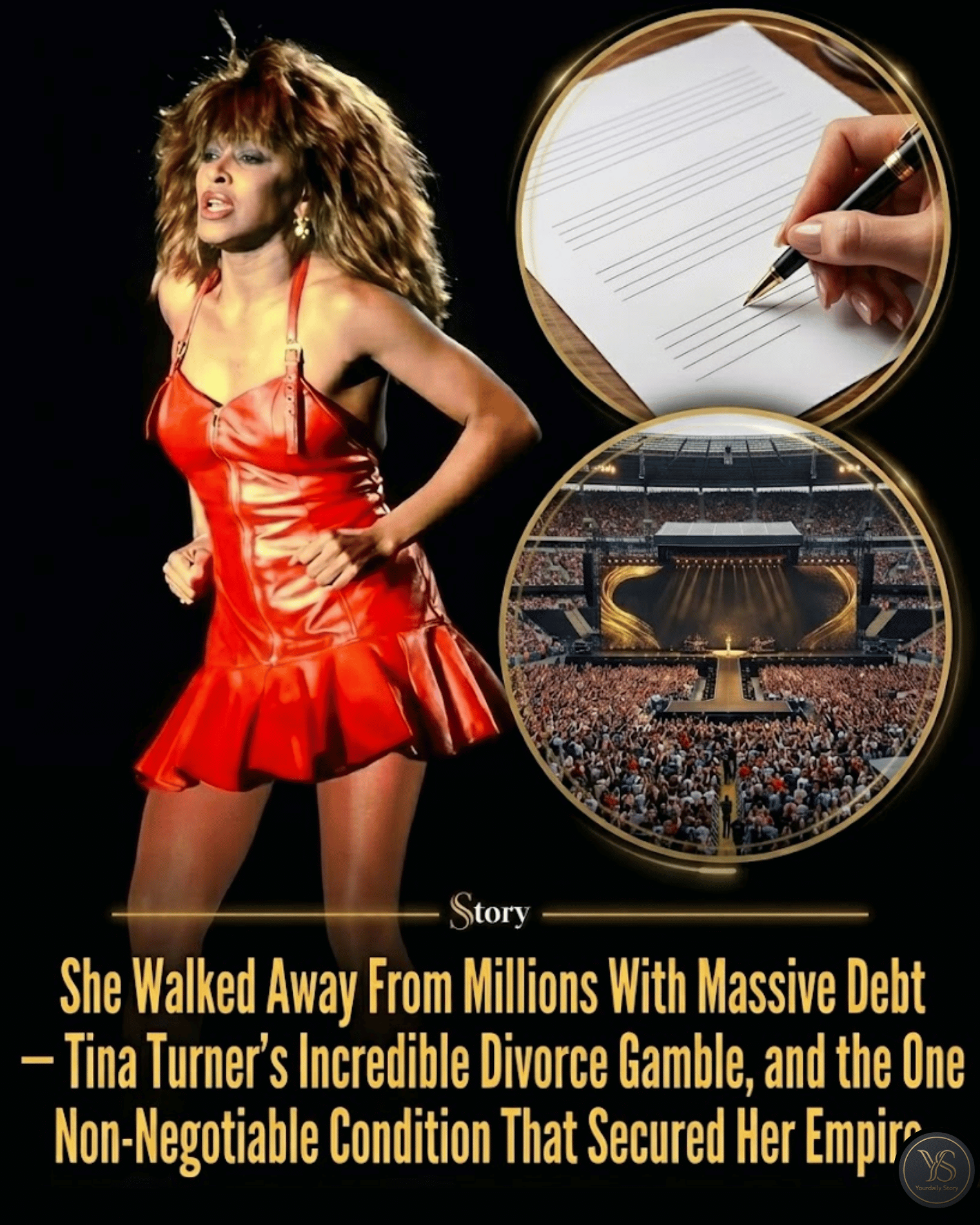 She Walked Away From Millions With Massive Debt — Tina Turner’s Incredible Divorce Gamble, and the One Non-Negotiable Condition That Secured Her Empire.