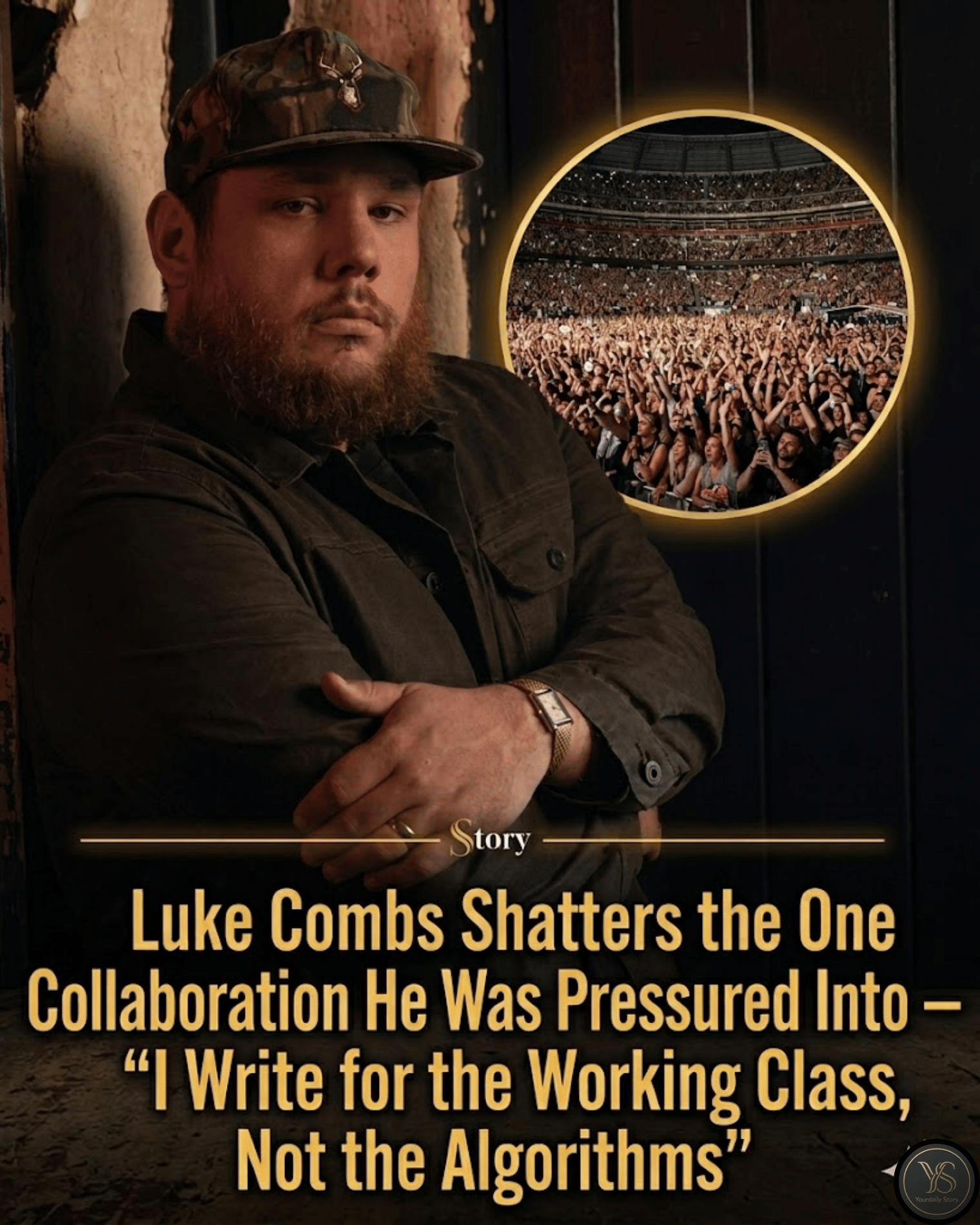Luke Combs Shatters the One Collaboration He Was Pressured Into — “I Write for the Working Class, Not the Algorithms”