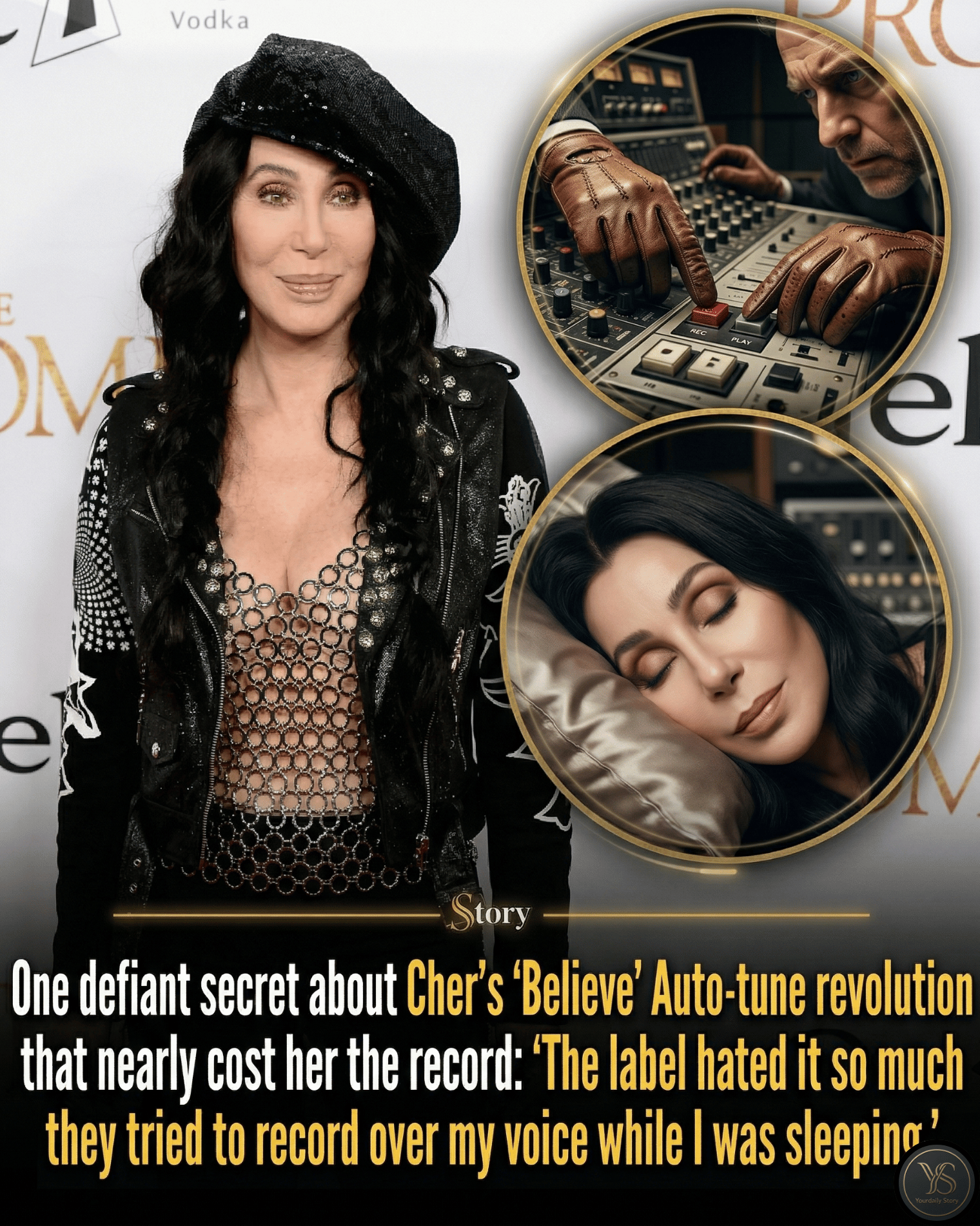 One defiant secret about Cher’s ‘Believe’ Auto-tune revolution that nearly cost her the record: “The label hated it so much they tried to record over my voice while I was sleeping.”