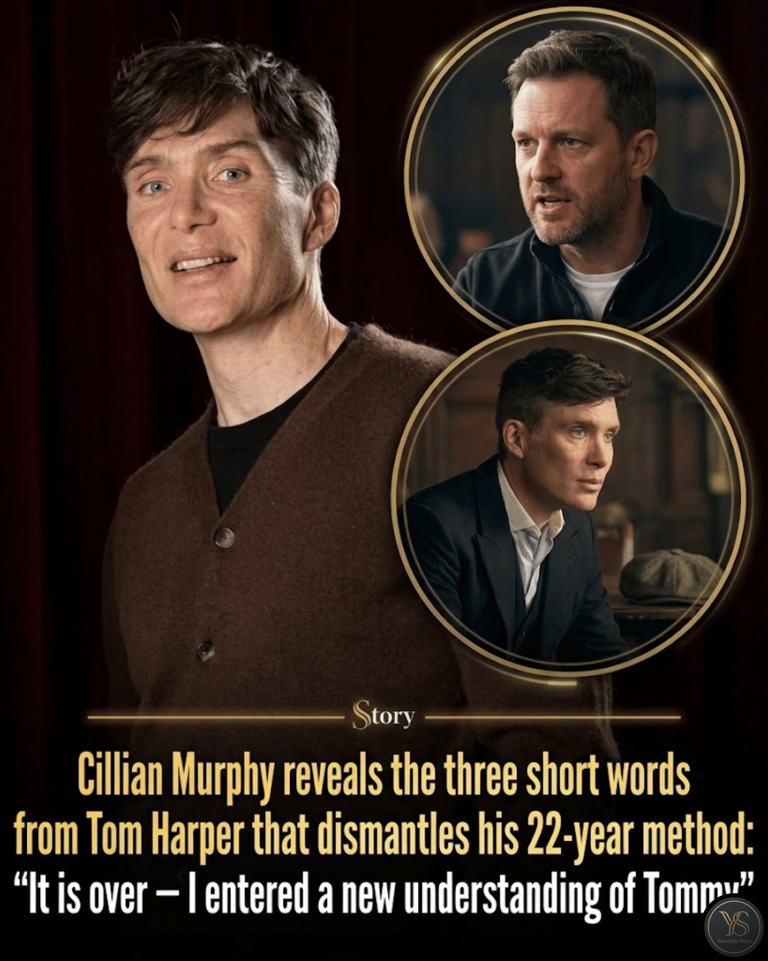 Cillian Murphy reveals the three short words from Tom Harper that dismantles his 22-year method: “It is over — I entered a new understanding of Tommy”