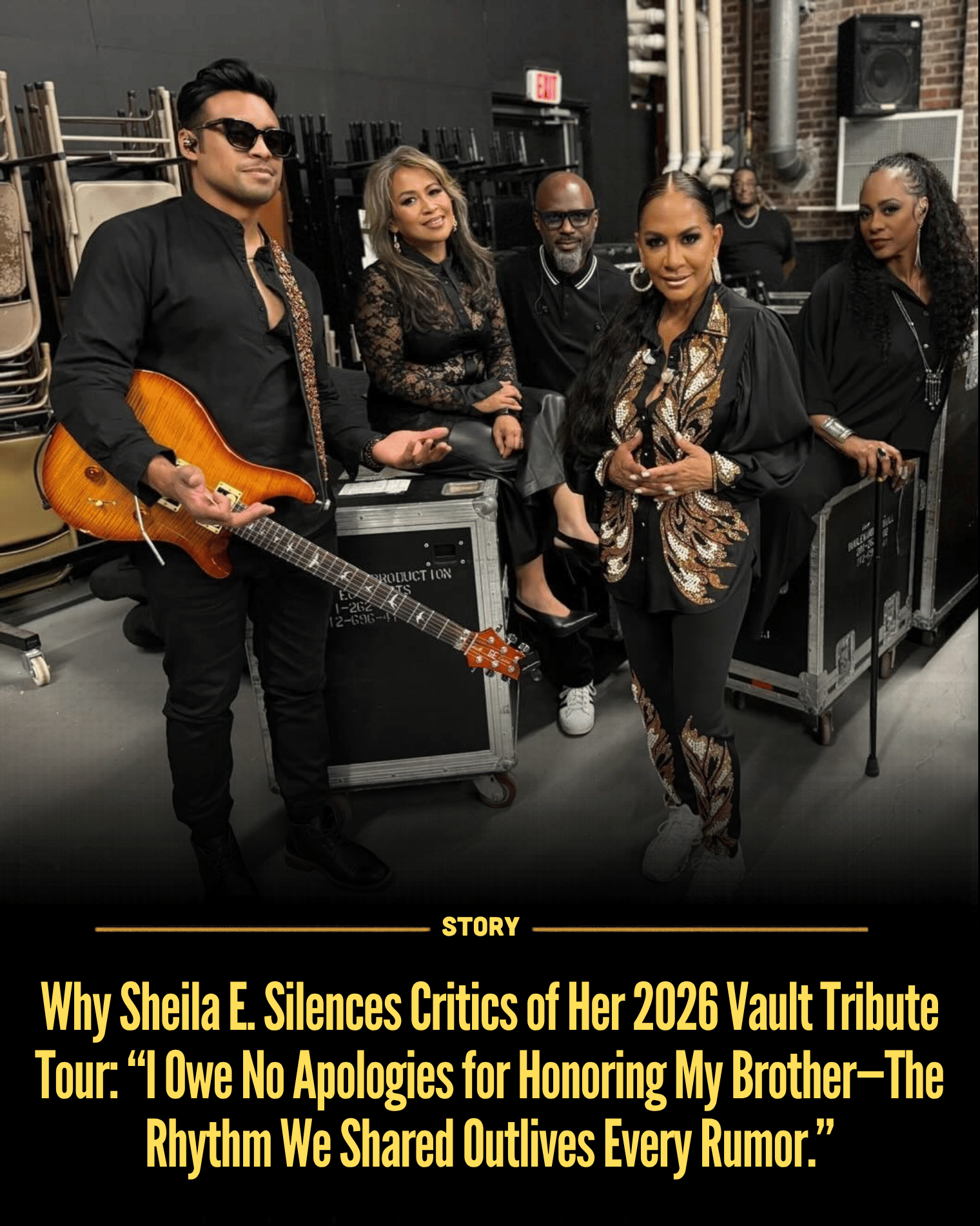 Why Sheila E. Silences Critics of Her 2026 Vault Tribute Tour: “I Owe No Apologies for Honoring My Brother—The Rhythm We Shared Outlives Every Rumor.”