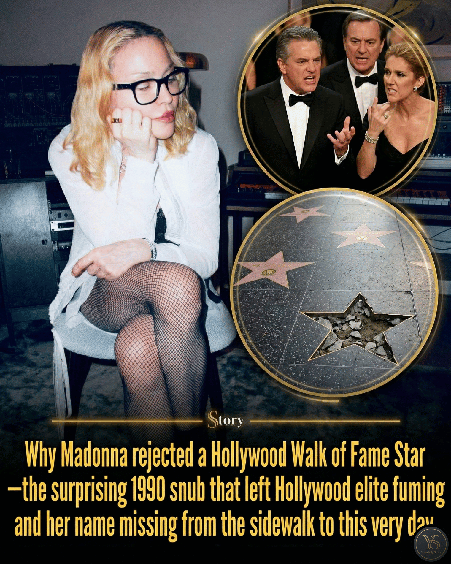 Why Madonna rejected a Hollywood Walk of Fame Star—the surprising 1990 snub that left Hollywood elite fuming and her name missing from the sidewalk to this very day.
