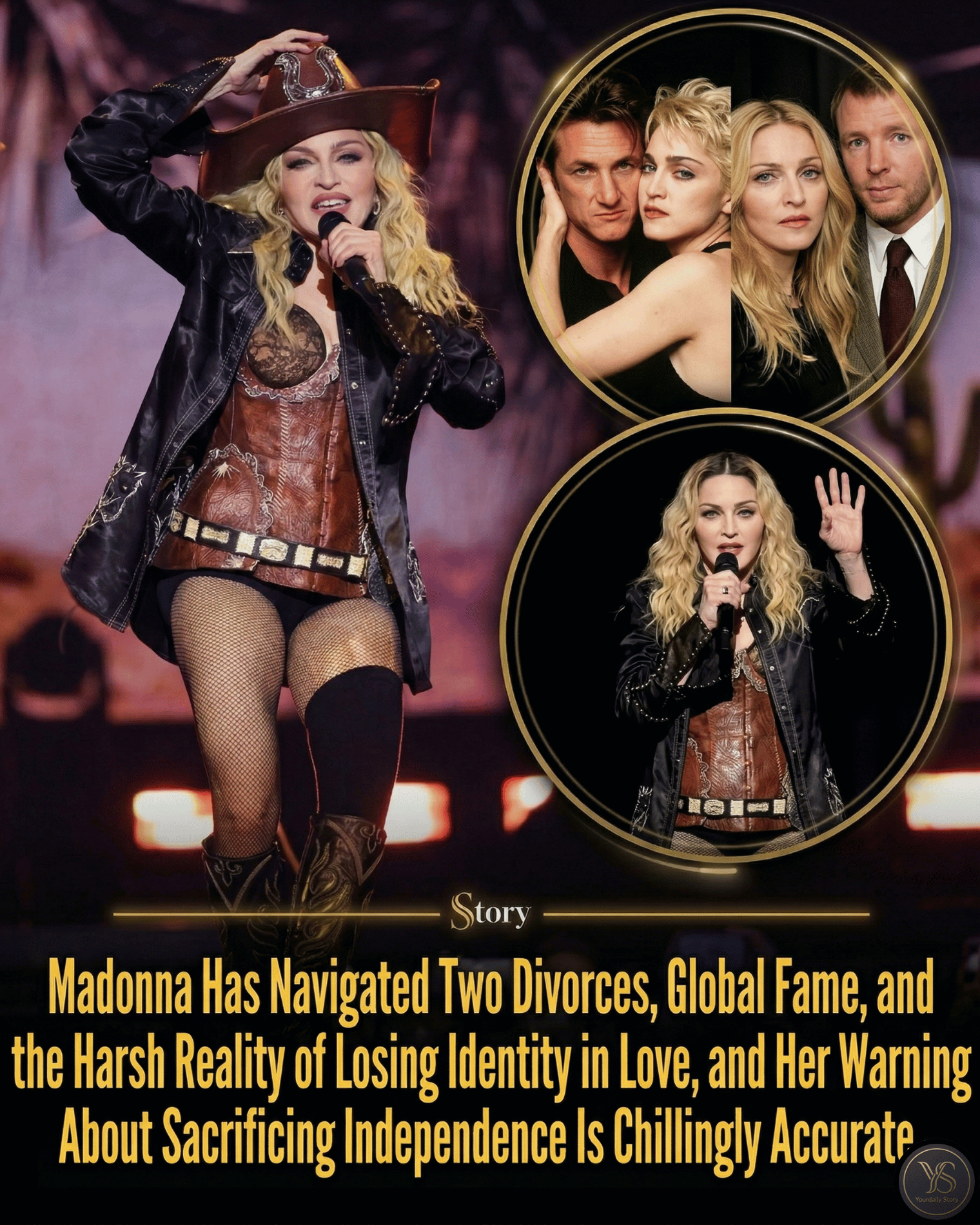 Madonna Has Navigated Two Divorces, Global Fame, and the Harsh Reality of Losing Identity in Love, and Her Warning About Sacrificing Independence Is Chillingly Accurate.