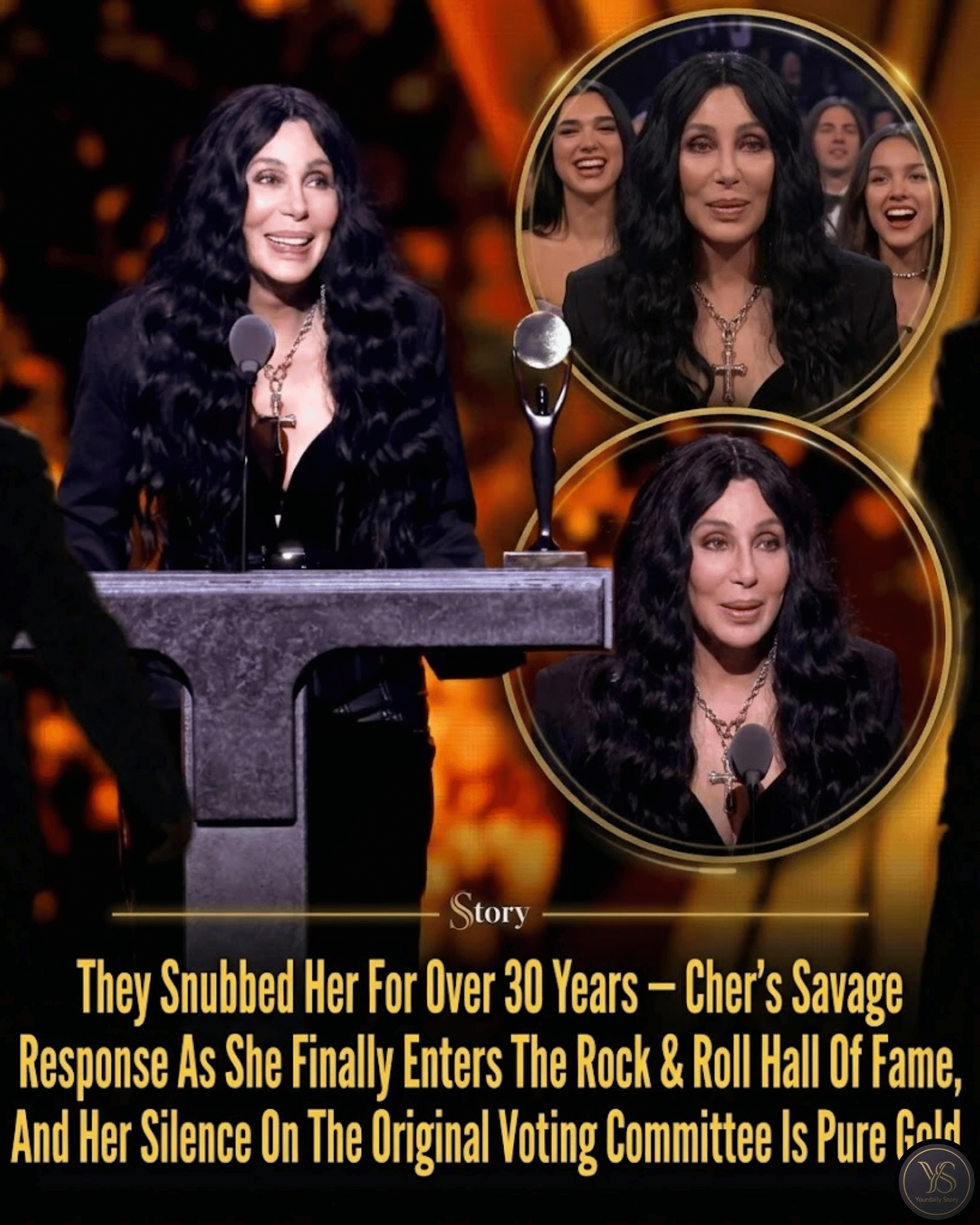 They Snubbed Her For Over 30 Years — Cher’s Savage Response As She Finally Enters The Rock & Roll Hall Of Fame, And Her Silence On The Original Voting Committee Is Pure Gold.