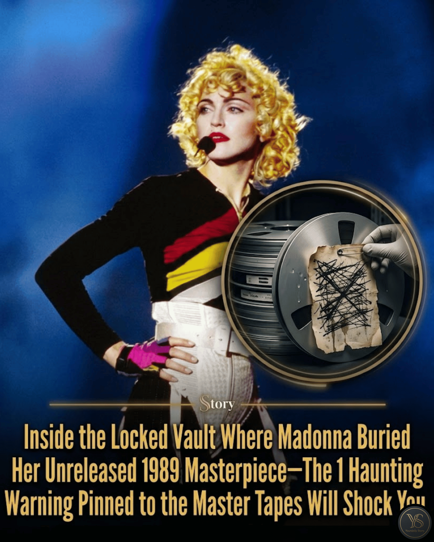 Inside the Locked Vault Where Madonna Buried Her Unreleased 1989 Masterpiece—The 1 Haunting Warning Pinned to the Master Tapes Will Shock You.
