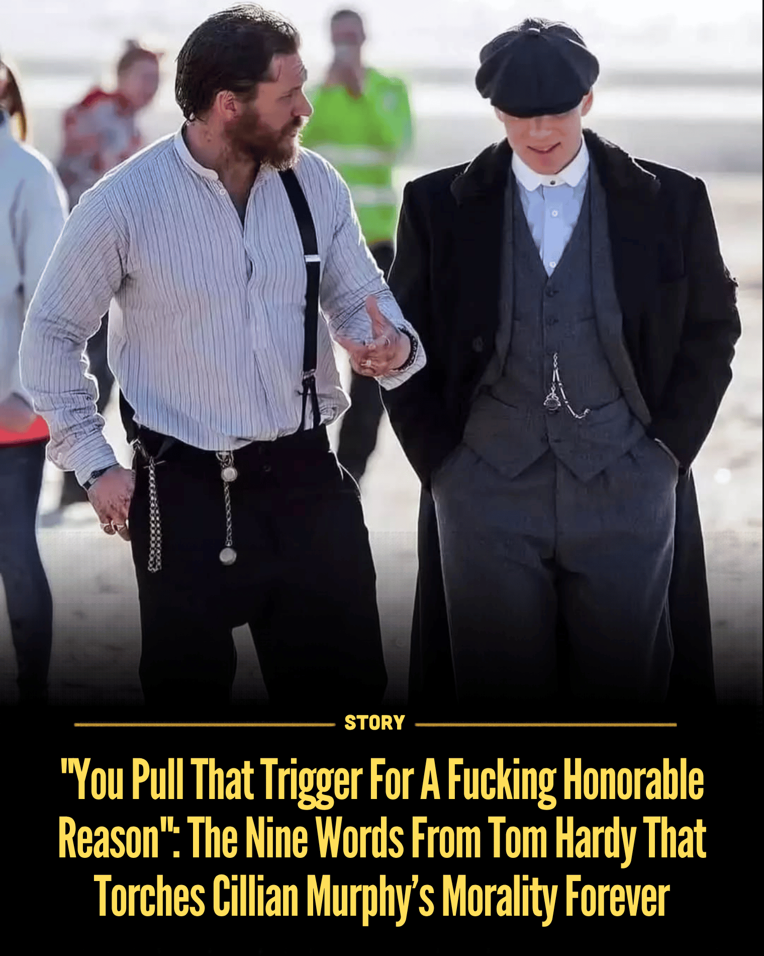 “You Pull That Trigger For A Fucking Honorable Reason”: The Nine Words From Tom Hardy That Torches Cillian Murphy’s Morality Forever