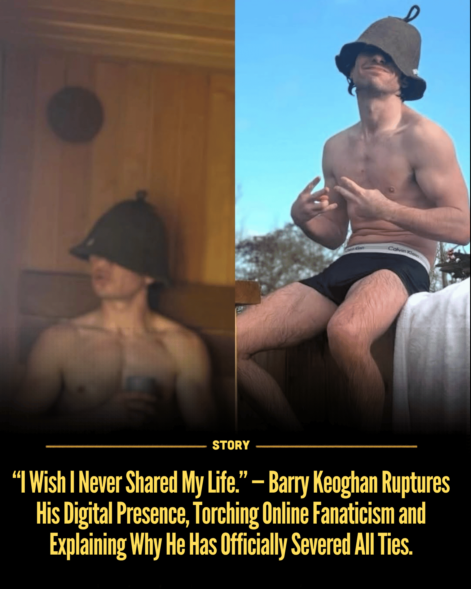 “I Wish I Never Shared My Life.” — Barry Keoghan Ruptures His Digital Presence, Torching Online Fanaticism and Explaining Why He Has Officially Severed All Ties.