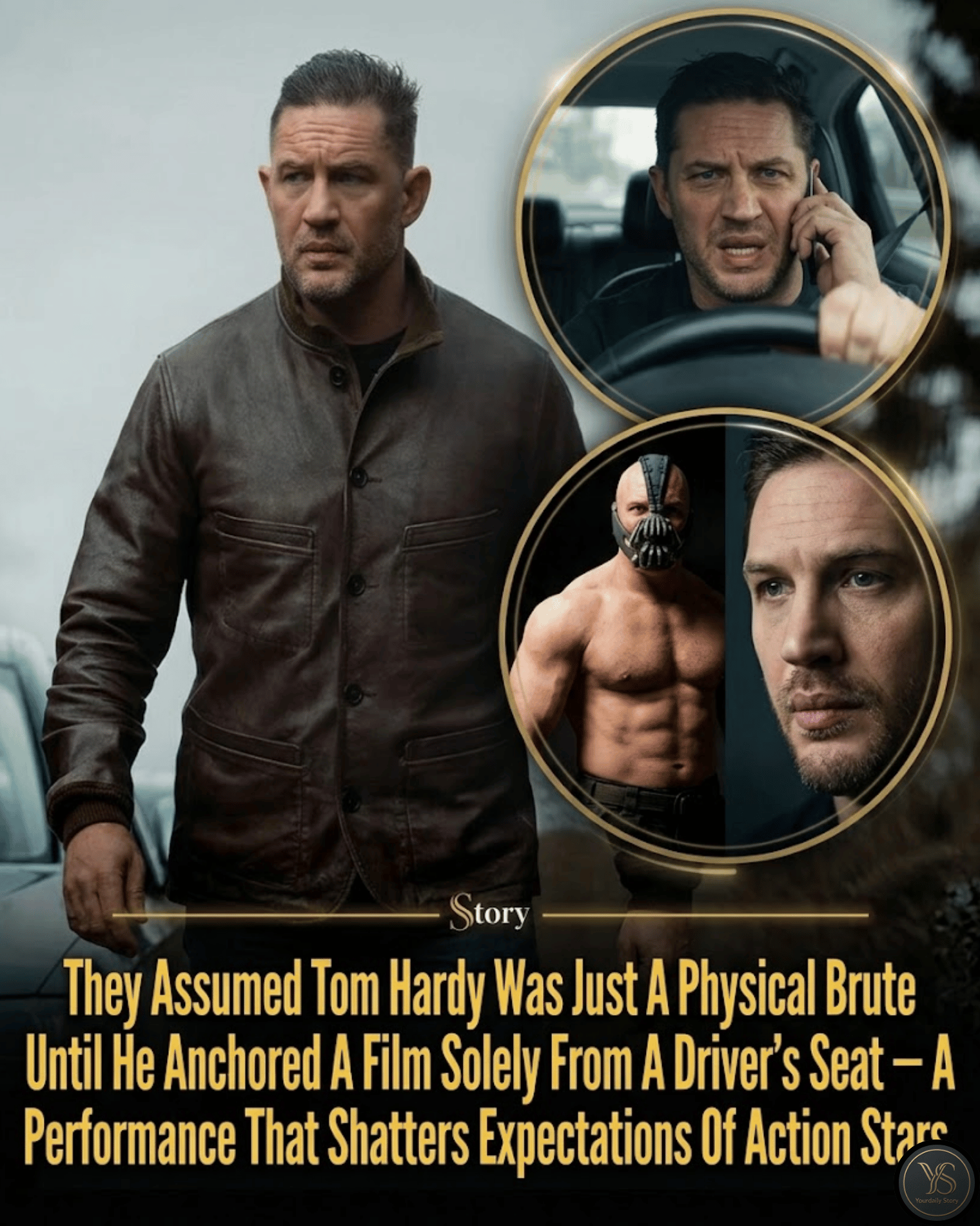 They Assumed Tom Hardy Was Just A Physical Brute Until He Anchored A Film Solely From A Driver’s Seat — A Performance That Shatters Expectations Of Action Stars.