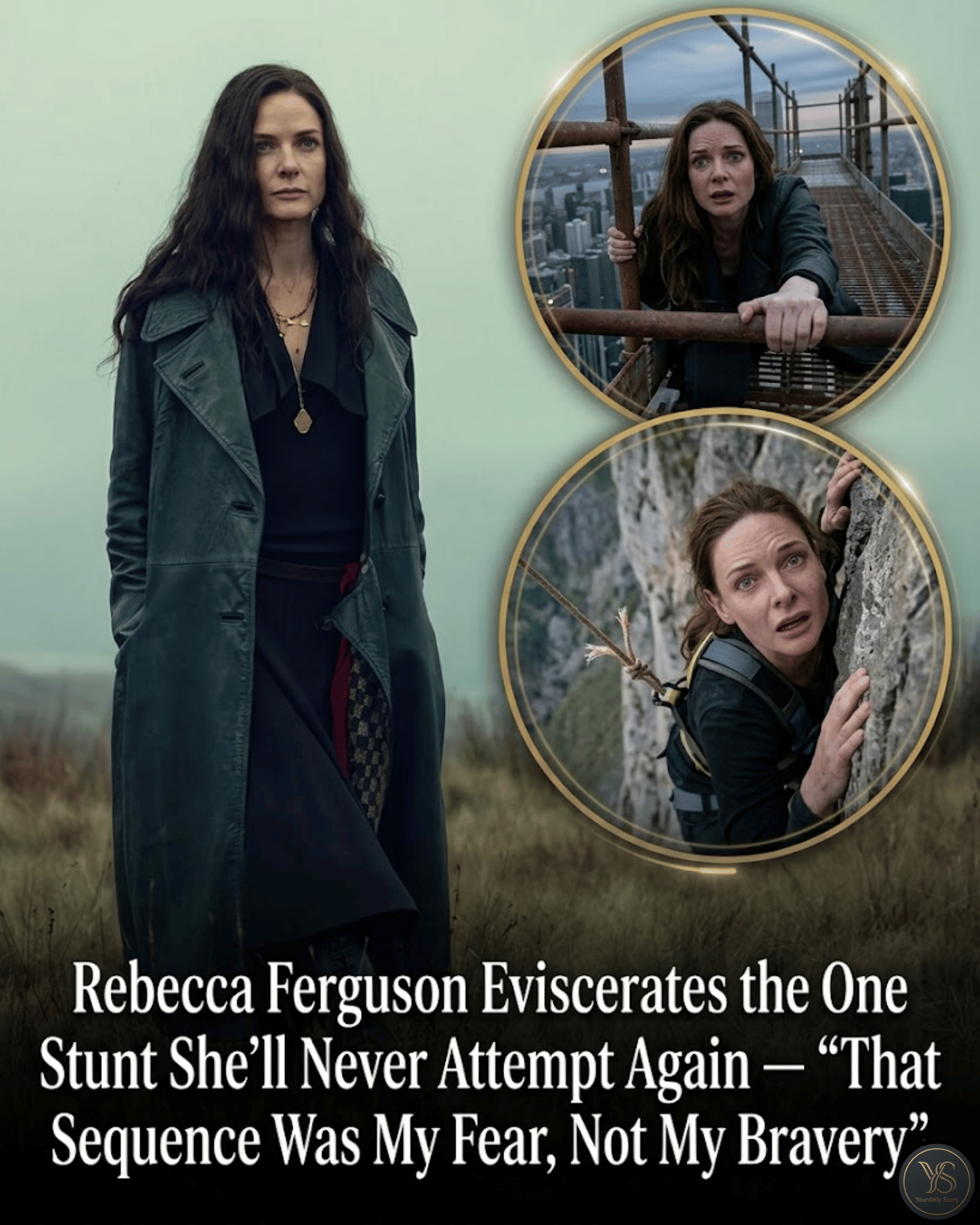 Rebecca Ferguson Eviscerates the One Stunt She’ll Never Attempt Again — “That Sequence Was My Fear, Not My Bravery”