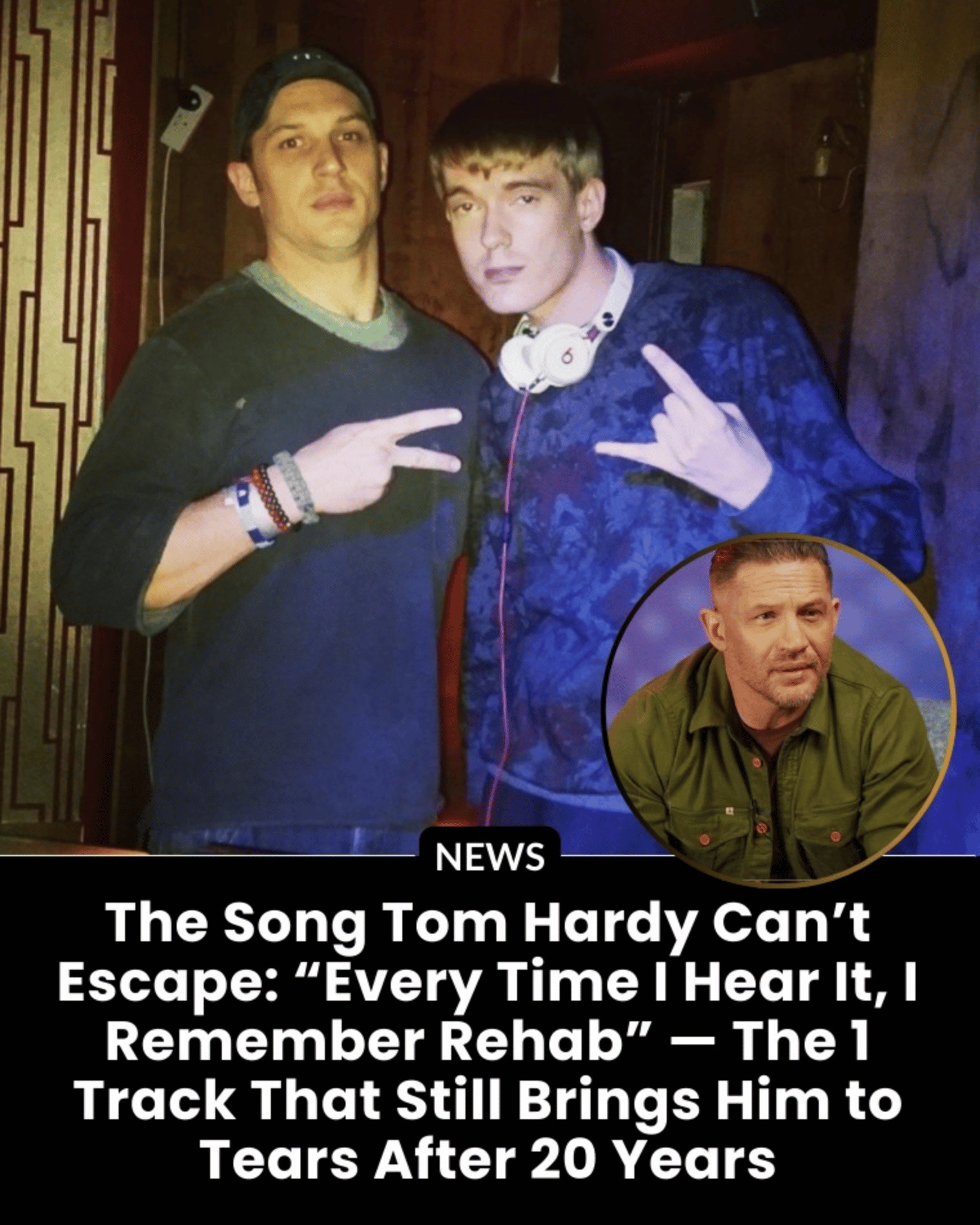 Tom Hardy’s Unshakable Memory: The Song That Saved Him in Rehab