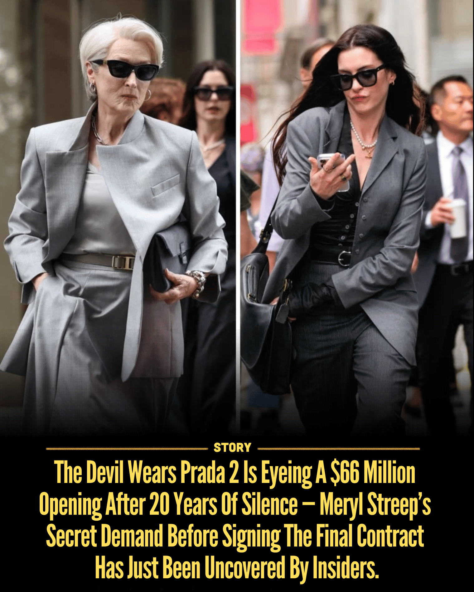 The Devil Wears Prada 2 Is Eyeing A $66 Million Opening After 20 Years Of Silence — Meryl Streep’s Secret Demand Before Signing The Final Contract Has Just Been Uncovered By Insiders.