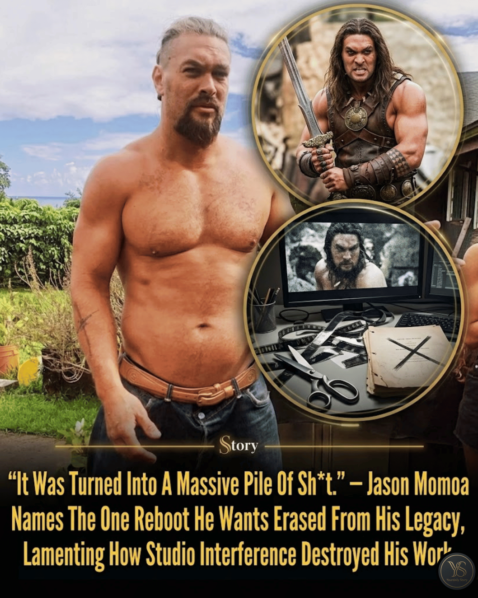 “It Was Turned Into A Massive Pile Of Sh*t.” — Jason Momoa Names The One Reboot He Wants Erased From His Legacy, Lamenting How Studio Interference Destroyed His Work.
