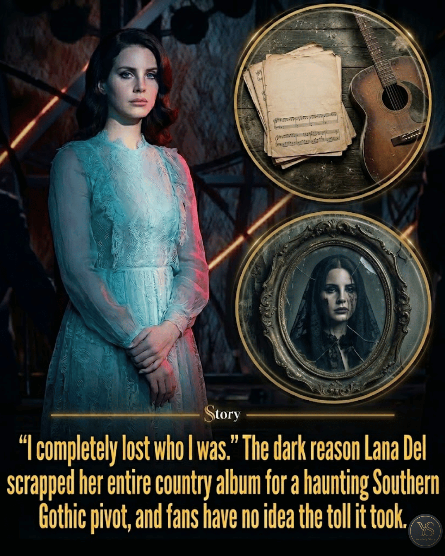 “I completely lost who I was.” The dark reason Lana Del Rey scrapped her entire country album for a haunting Southern Gothic pivot, and fans have no idea the toll it took.