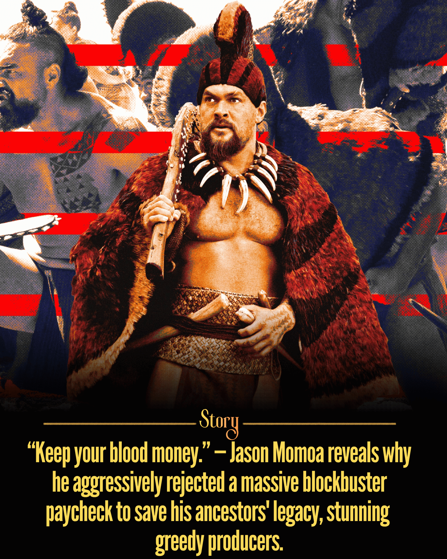 “Keep your blood money.” — Jason Momoa reveals why he aggressively rejected a massive blockbuster paycheck to save his ancestors’ legacy, stunning greedy producers.