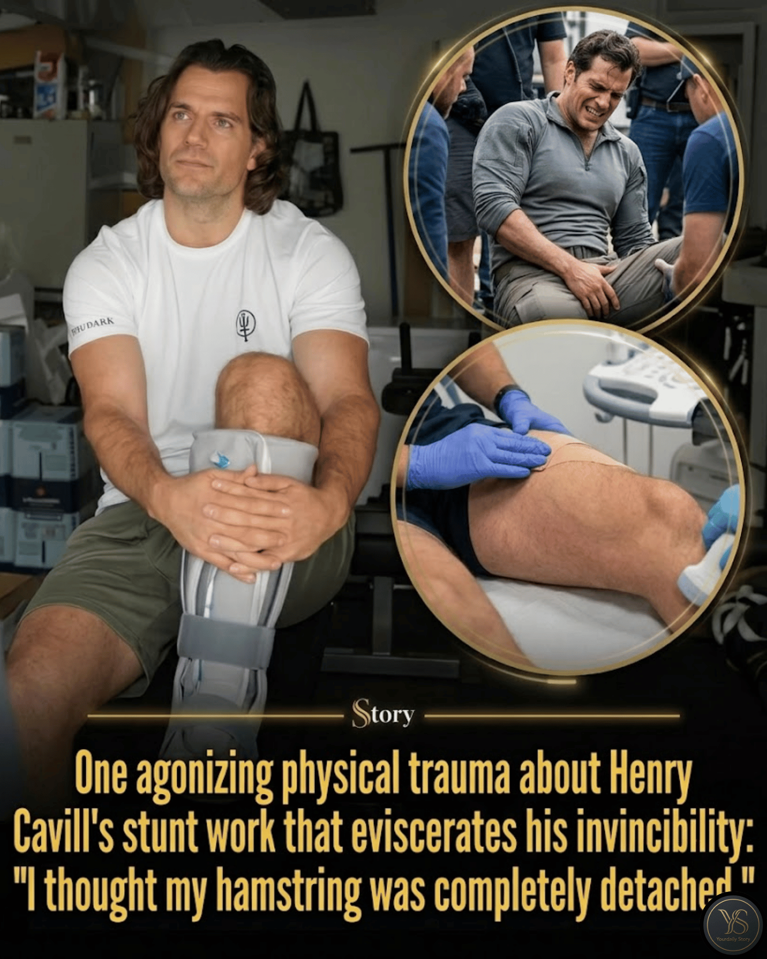 One agonizing physical trauma about Henry Cavill’s stunt work that eviscerates his invincibility: “I thought my hamstring was completely detached.”