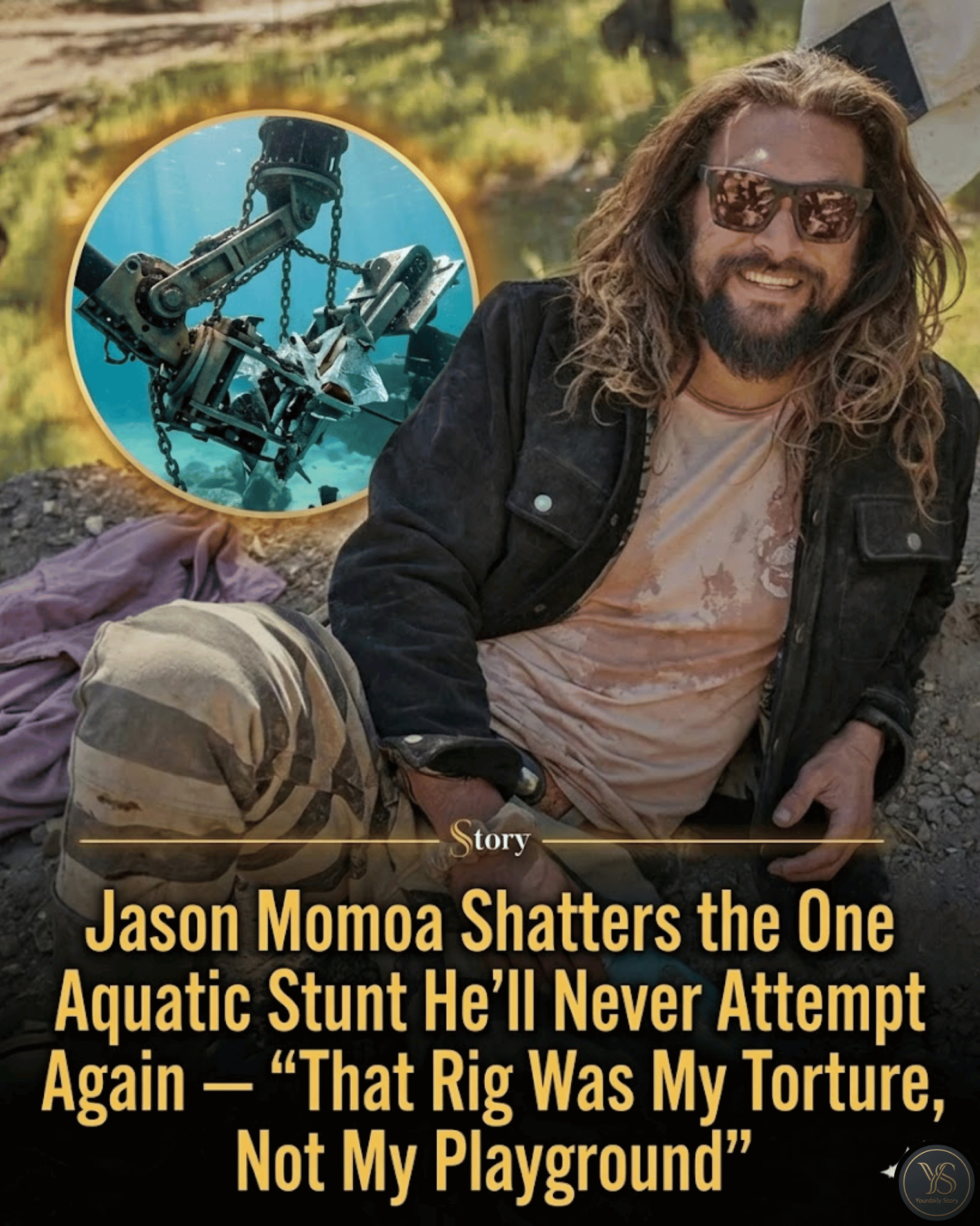 Jason Momoa Shatters the One Aquatic Stunt He’ll Never Attempt Again — “That Rig Was My Torture, Not My Playground”