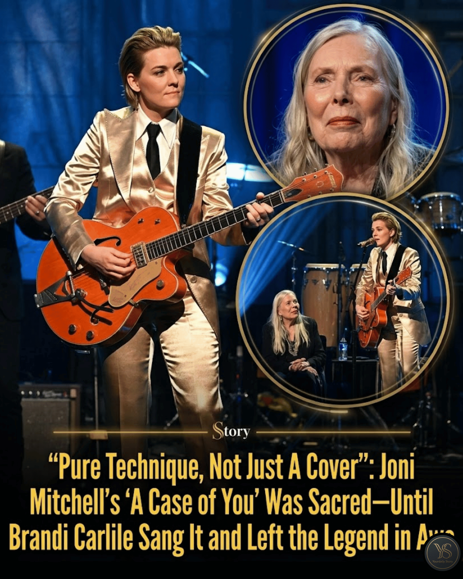 “Pure Technique, Not Just A Cover”: Joni Mitchell’s ‘A Case of You’ Was Sacred—Until Brandi Carlile Sang It and Left the Legend in Awe.