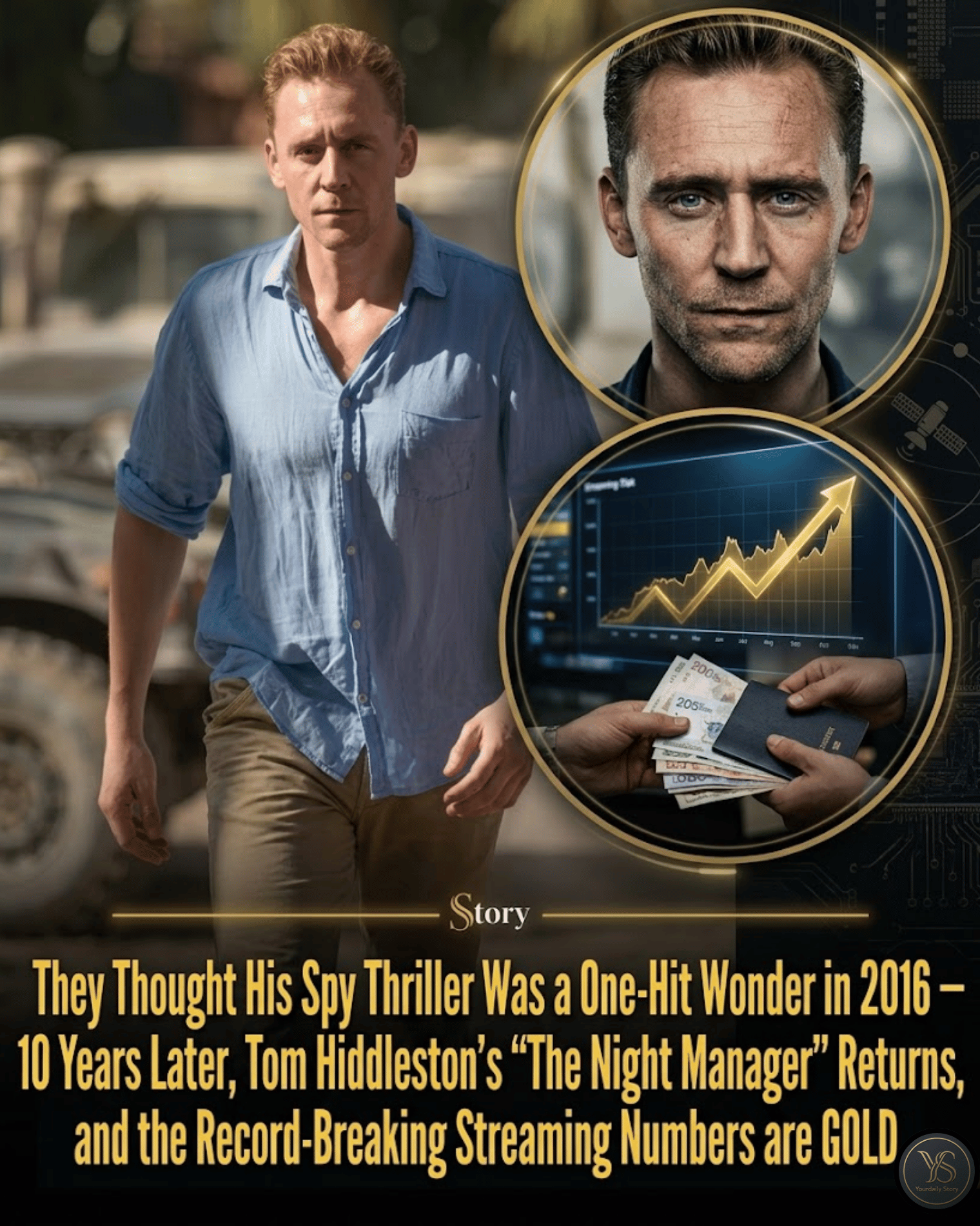 They Thought His Spy Thriller Was a One-Hit Wonder in 2016 — 10 Years Later, Tom Hiddleston’s “The Night Manager” Returns, and the Record-Breaking Streaming Numbers are GOLD.