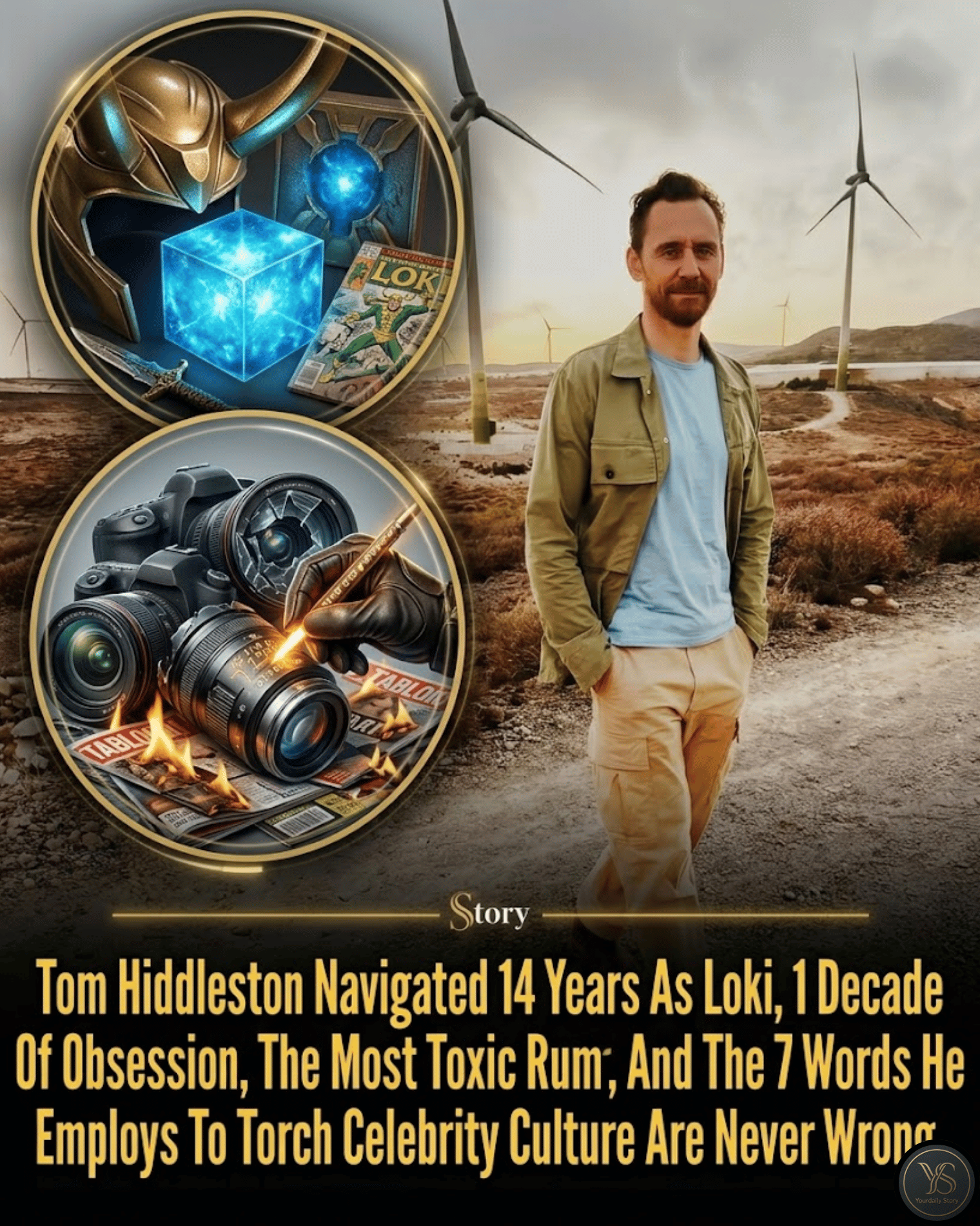 Tom Hiddleston Navigated 14 Years As Loki, 1 Decade Of Obsession, The Most Toxic Rumors, And The 7 Words He Employs To Torch Celebrity Culture Are Never Wrong.